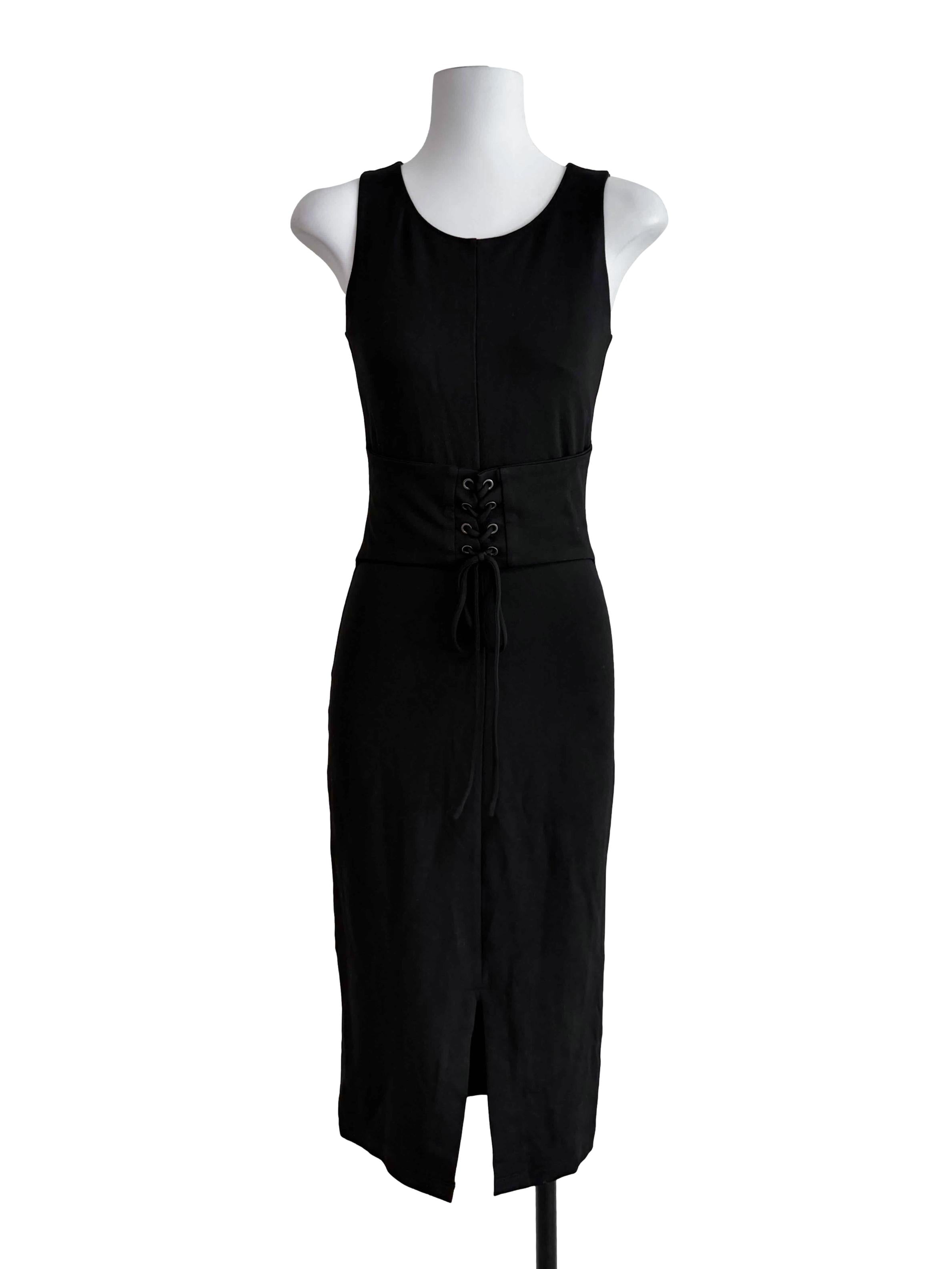 Sable Black Sheath Dress
