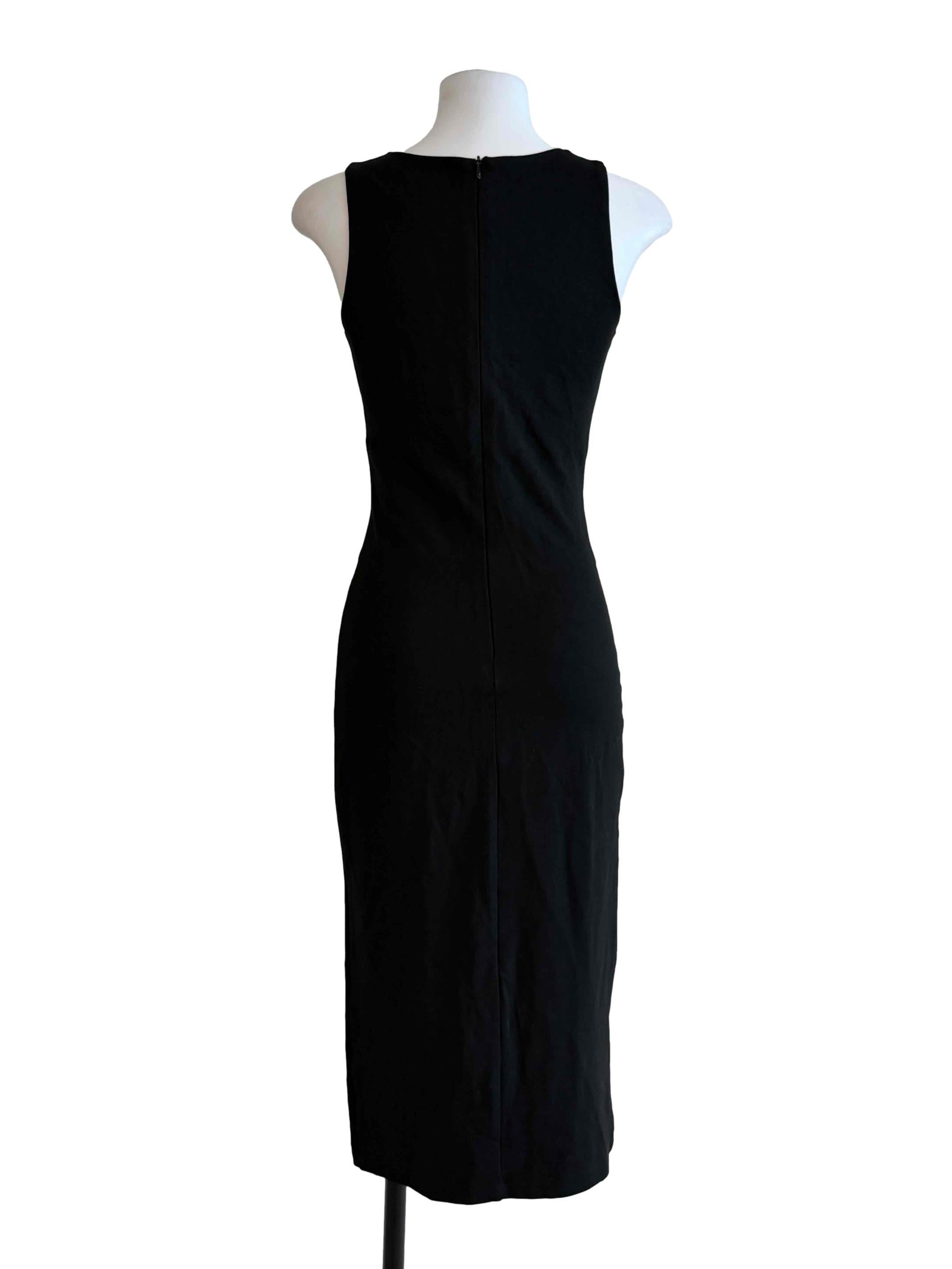 Sable Black Sheath Dress