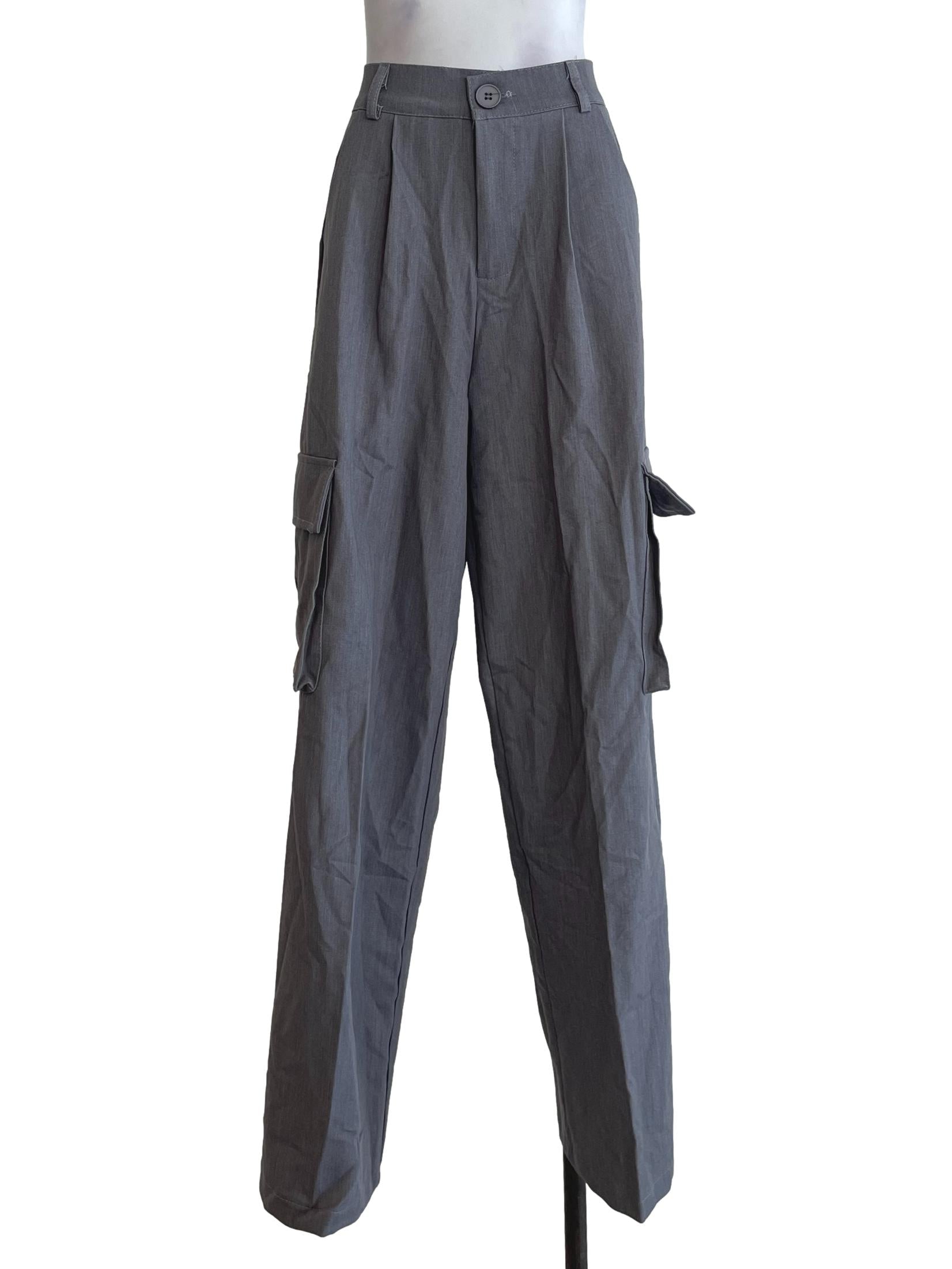 Sand Dollar Grey Cargo Pants