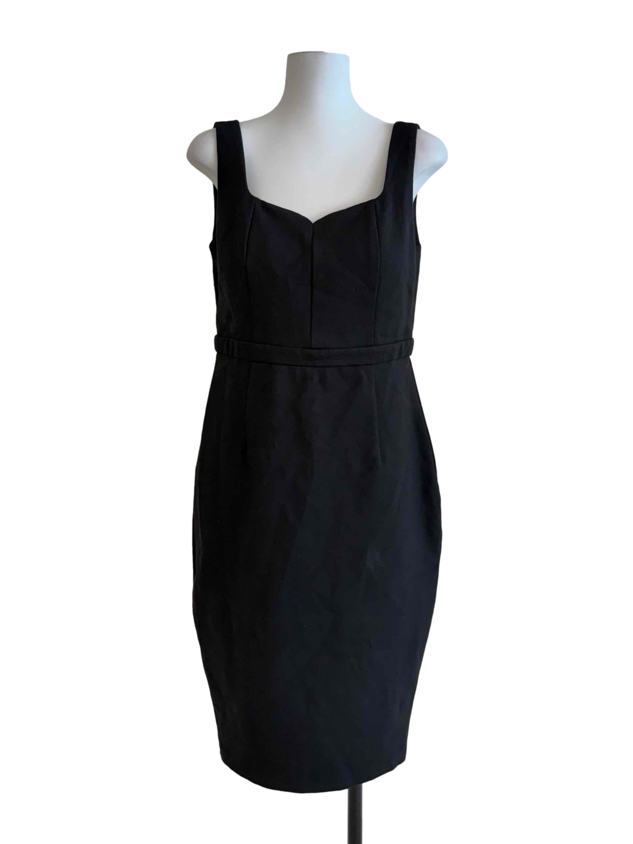 Jade Black Sheath Dress