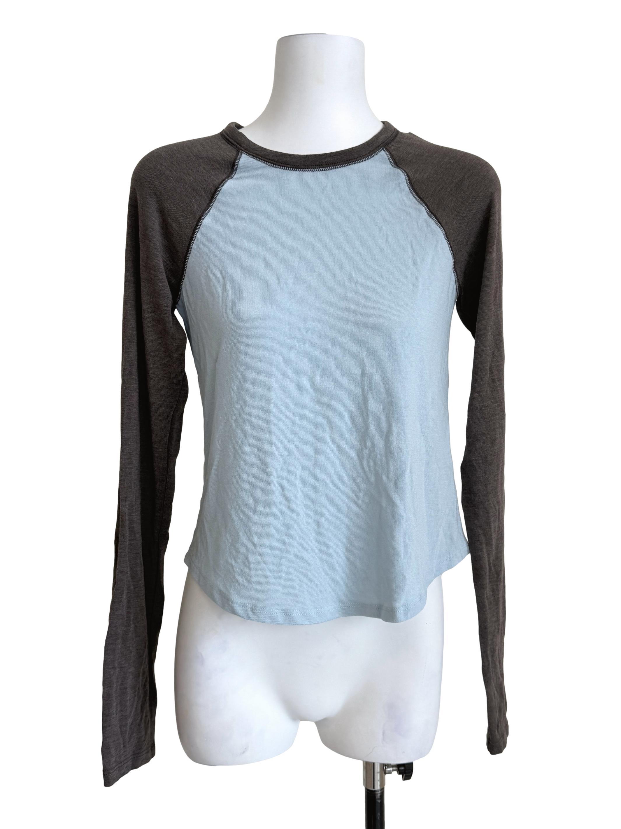 Two Tone Long Sleeves Shirt