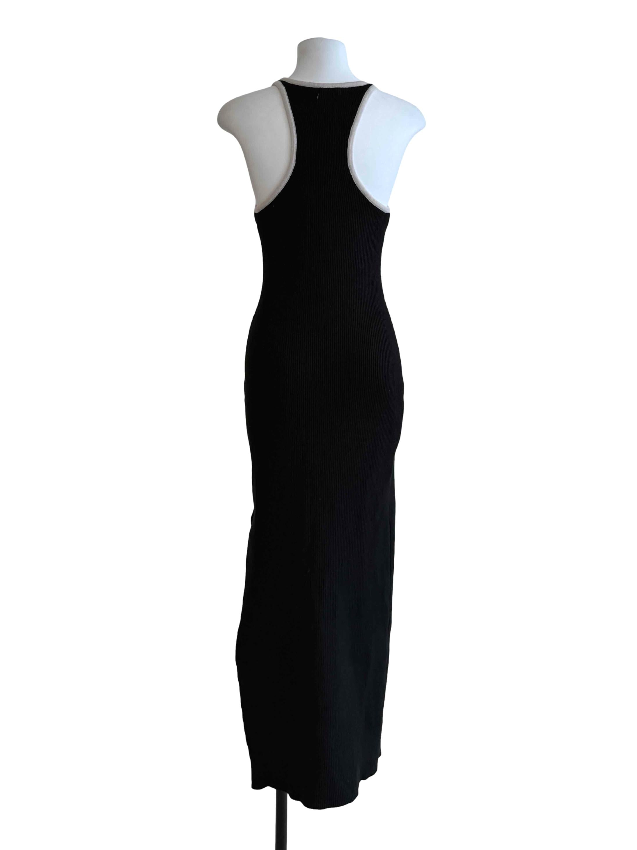 Coal Black Halter Neck Bodycon Dress