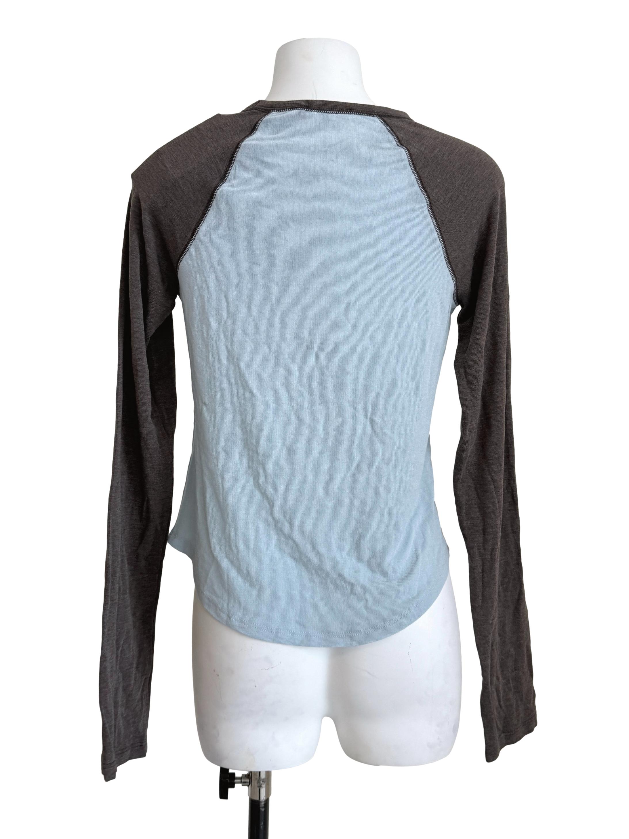 Two Tone Long Sleeves Shirt