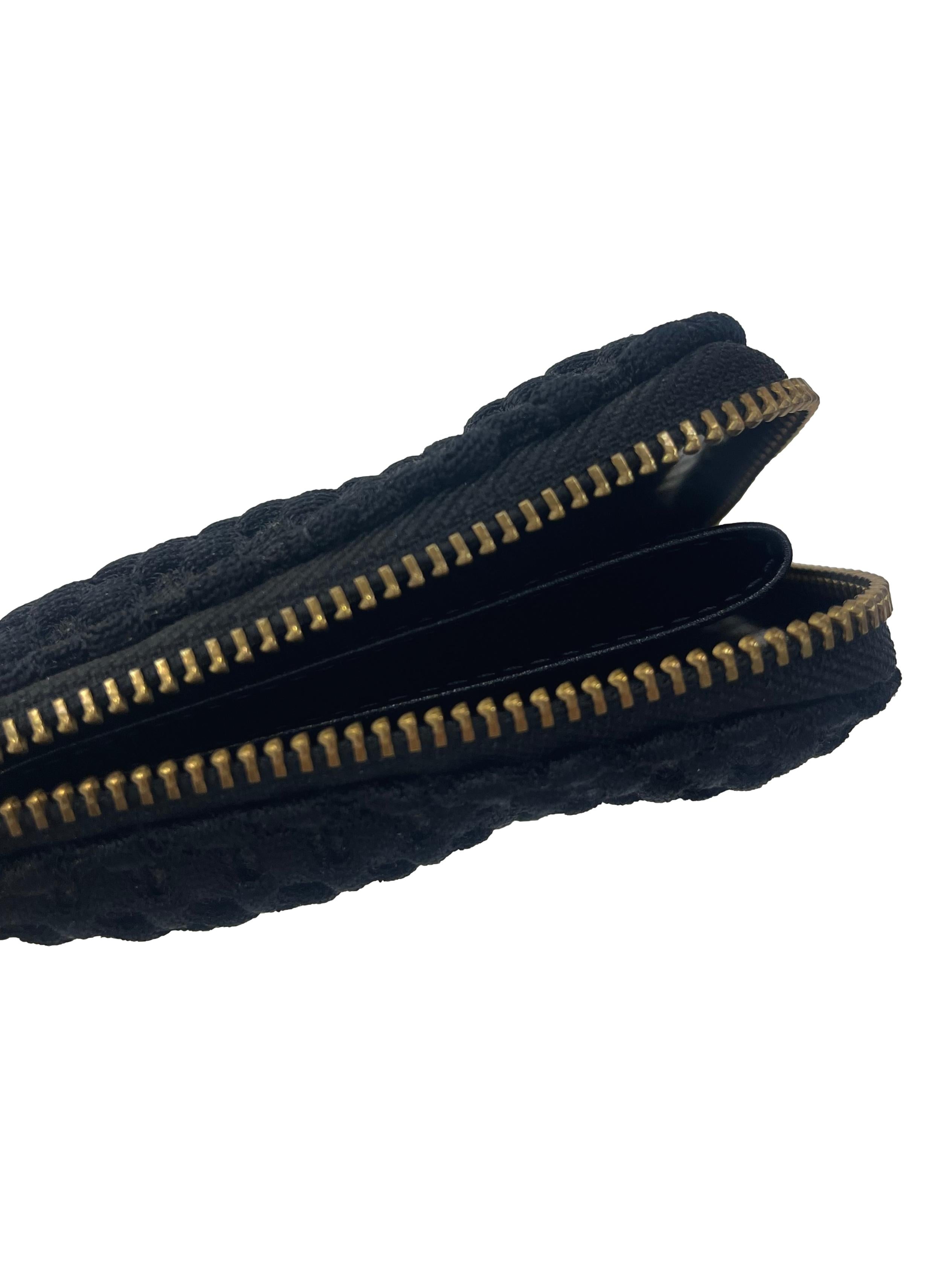 Black Fat Tortoise Zip-Around Wallet CSN