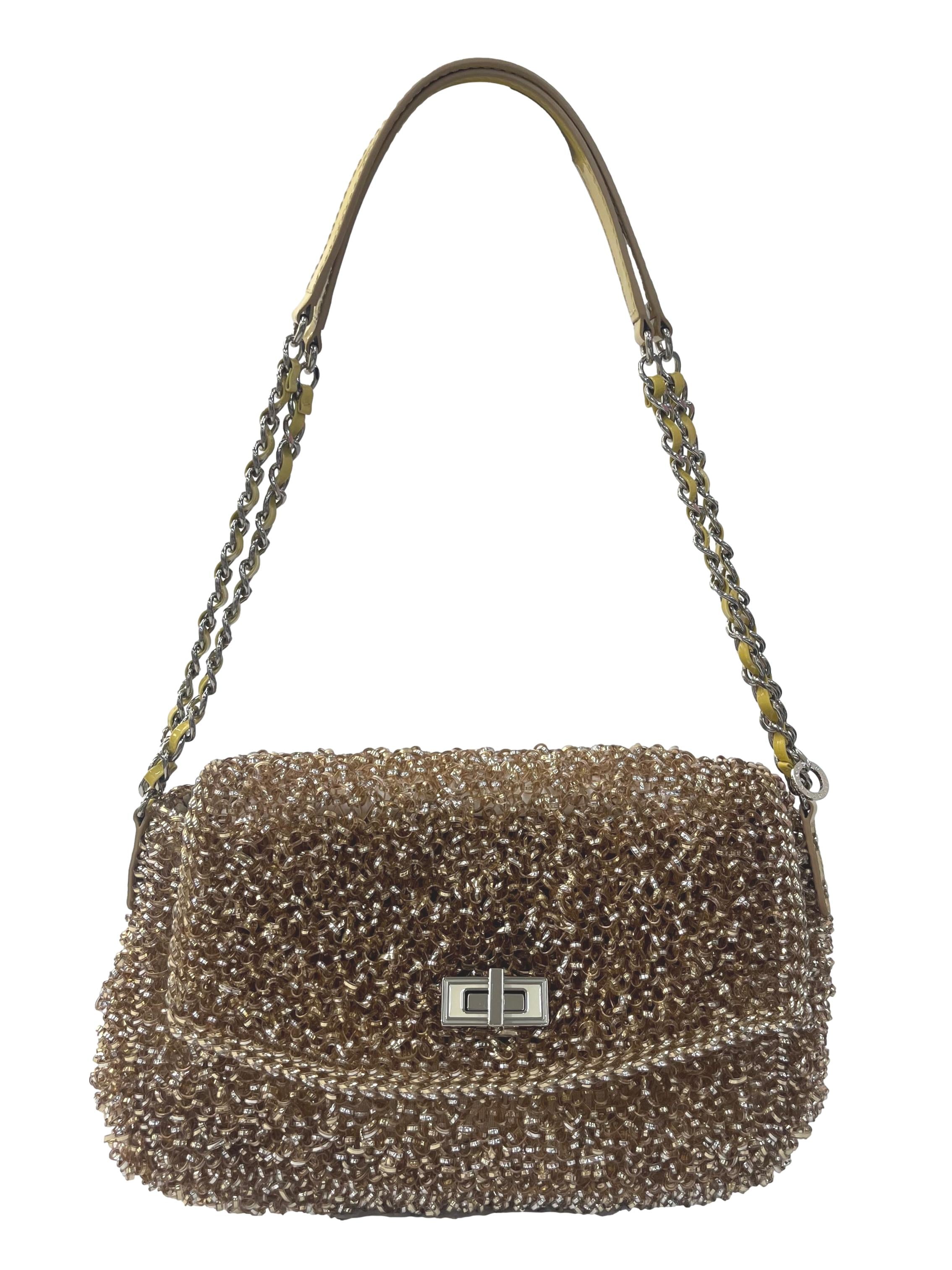 Yellow Lucchetto Ii Medium Shoulder Bag CSN