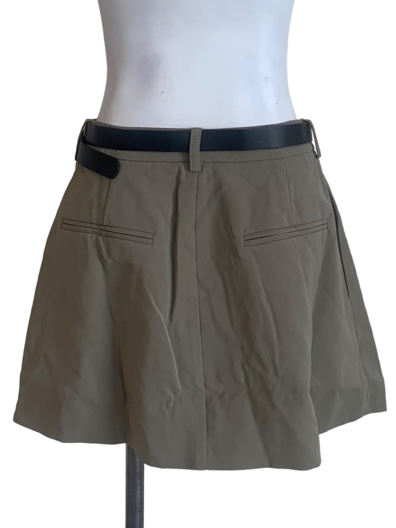 Wood Brown Flip Skirt