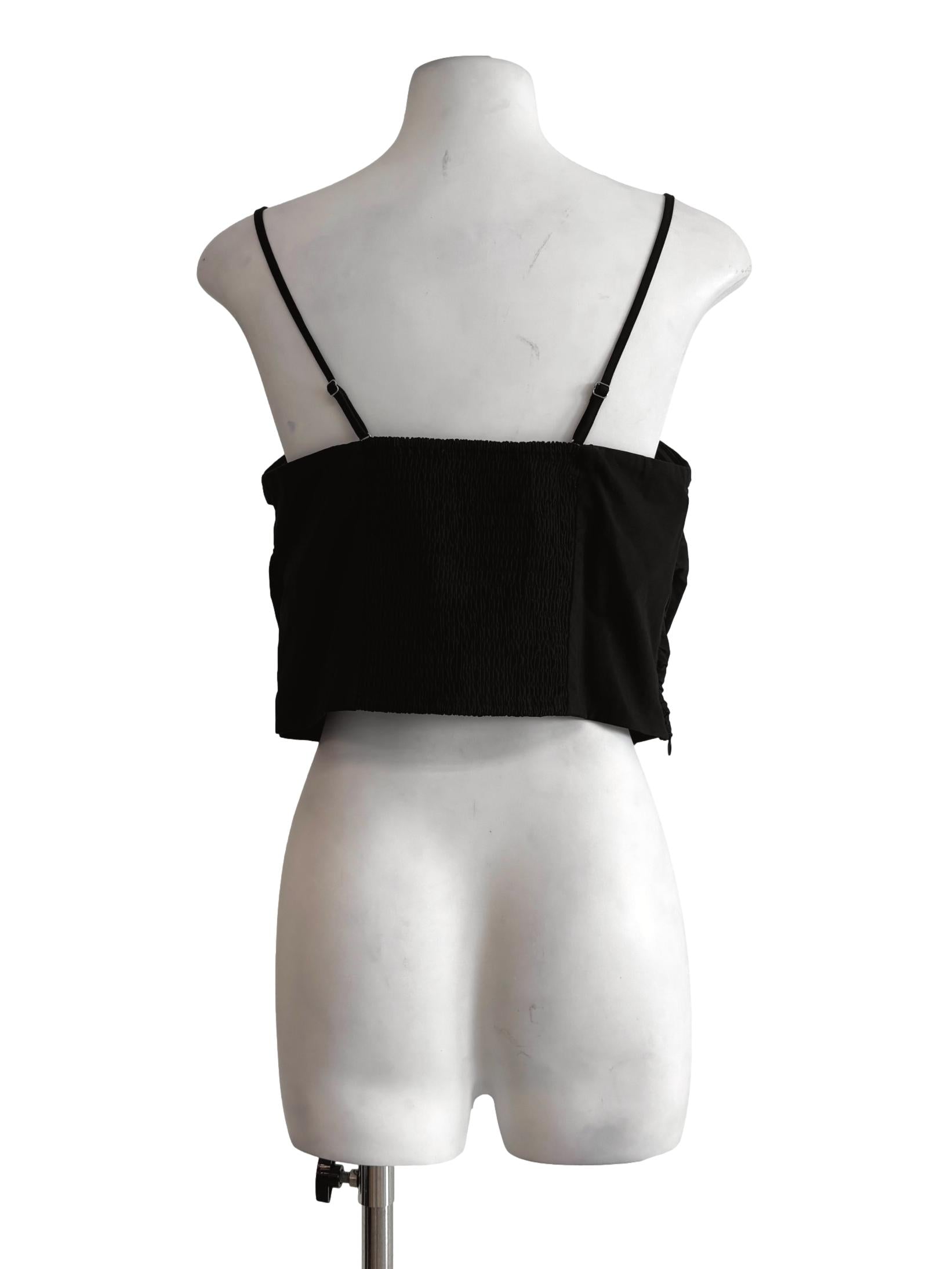 Black Sweetheart Camisole Top
