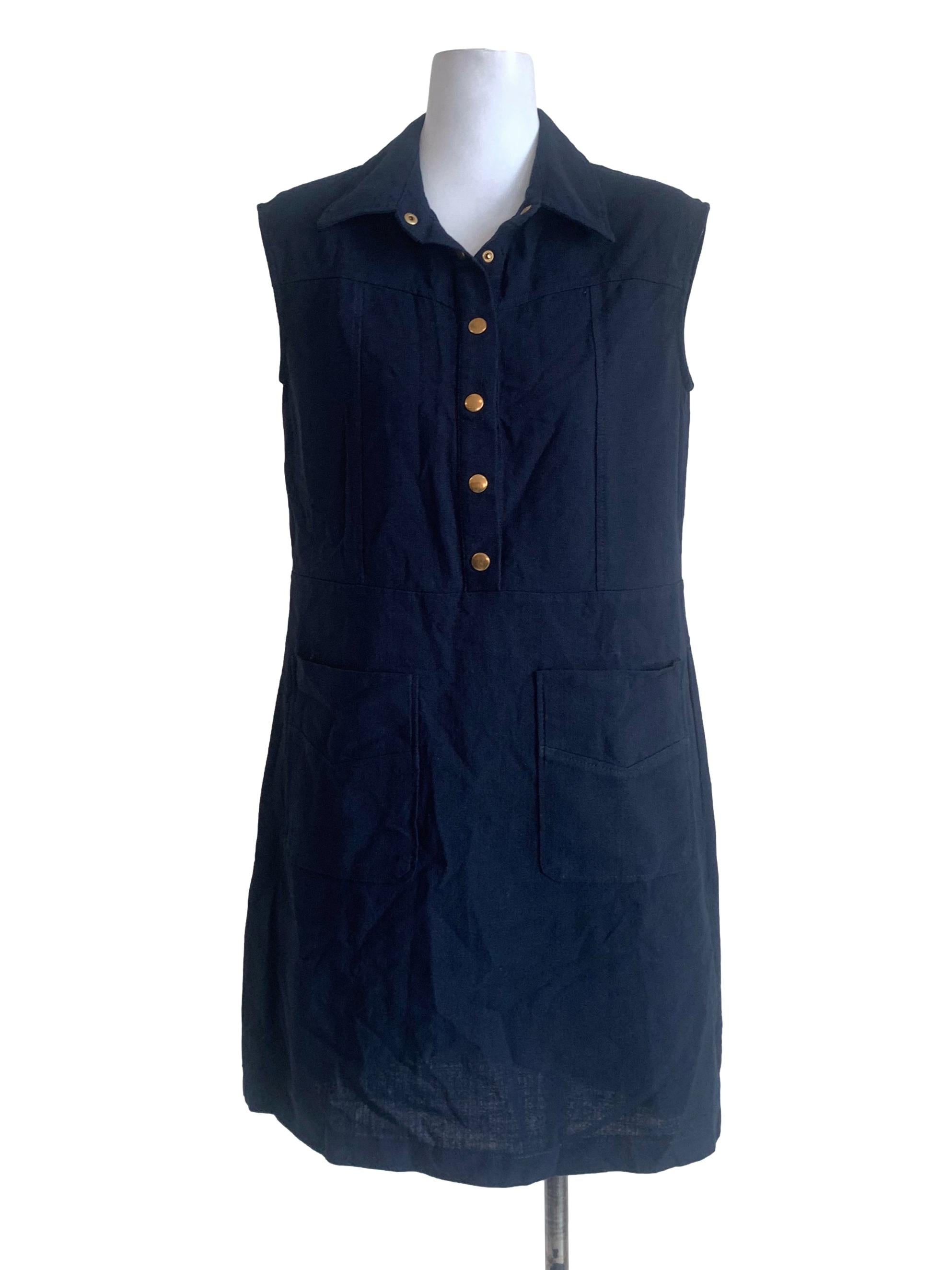 Berry Blue Trapezoid Dress