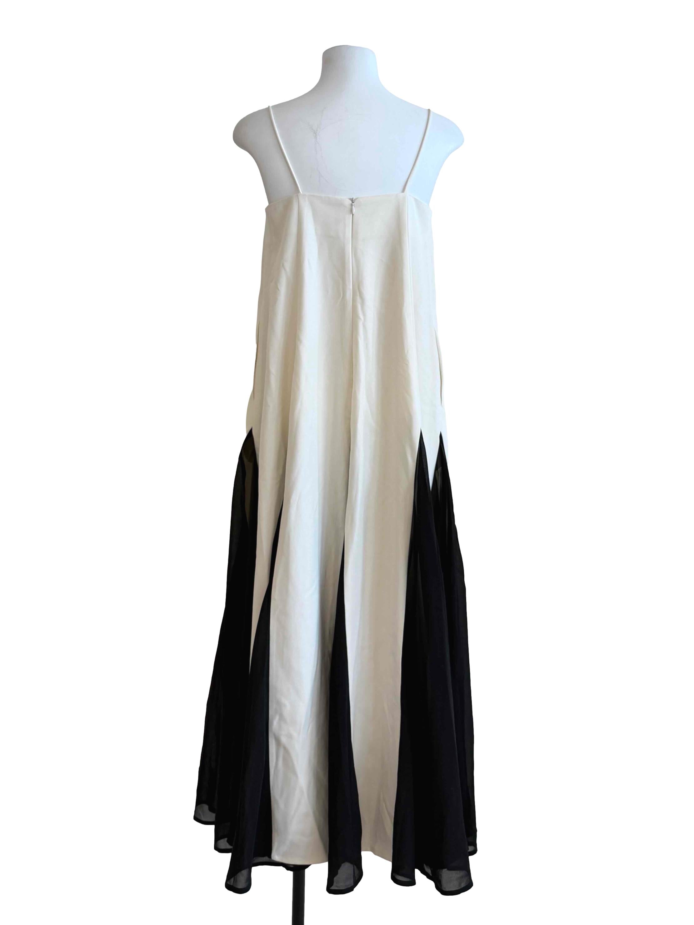 Cream Black Tent Dress