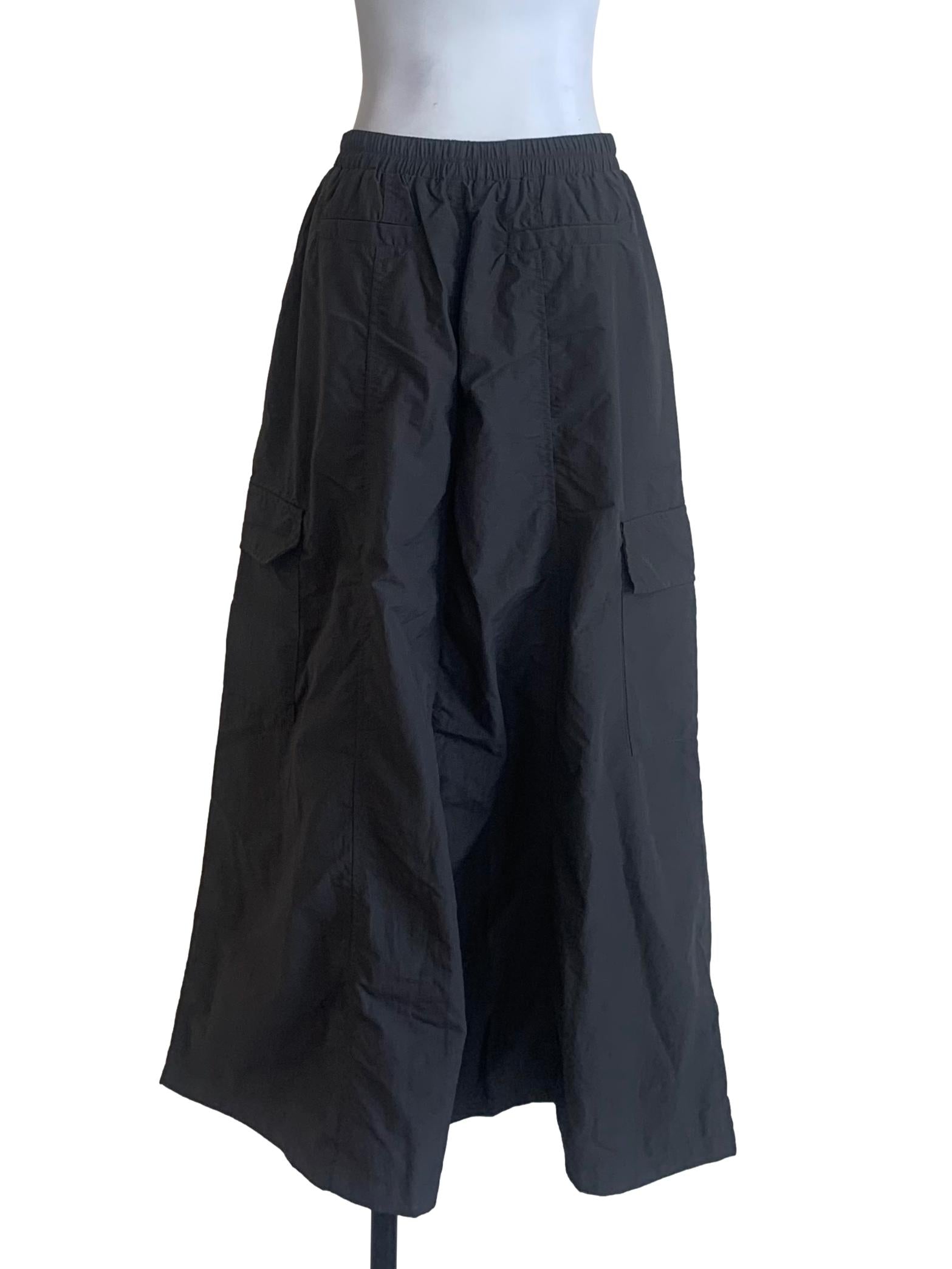 Slate Grey Cargo Skirt