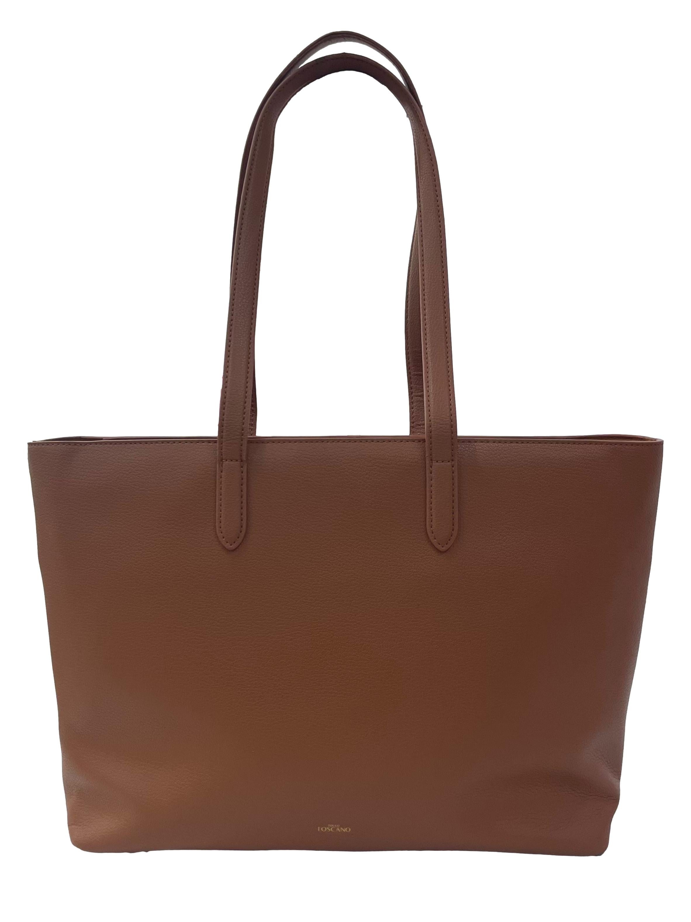 Brown Leather Aimee Work Tote Bag CSN