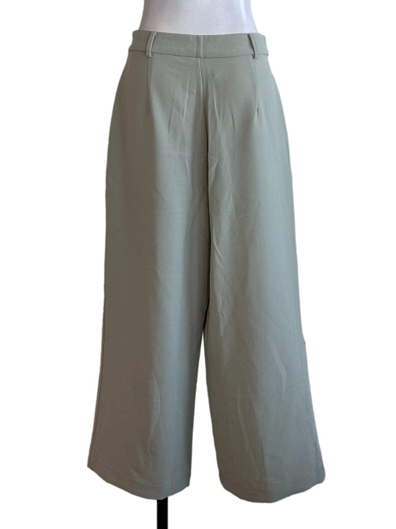 Sage Green Straight Pants