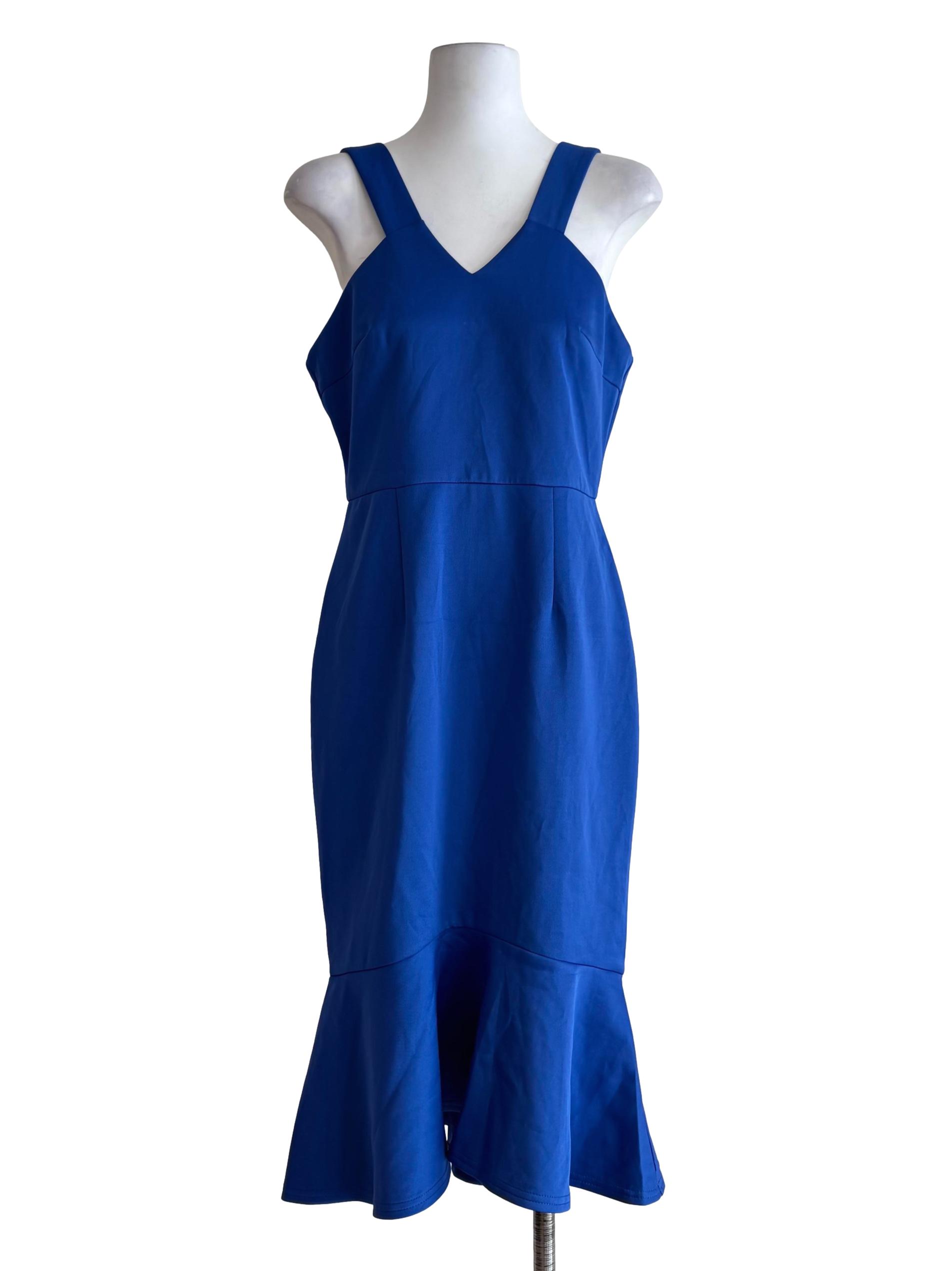 Azure Blue Apron Apron Dress