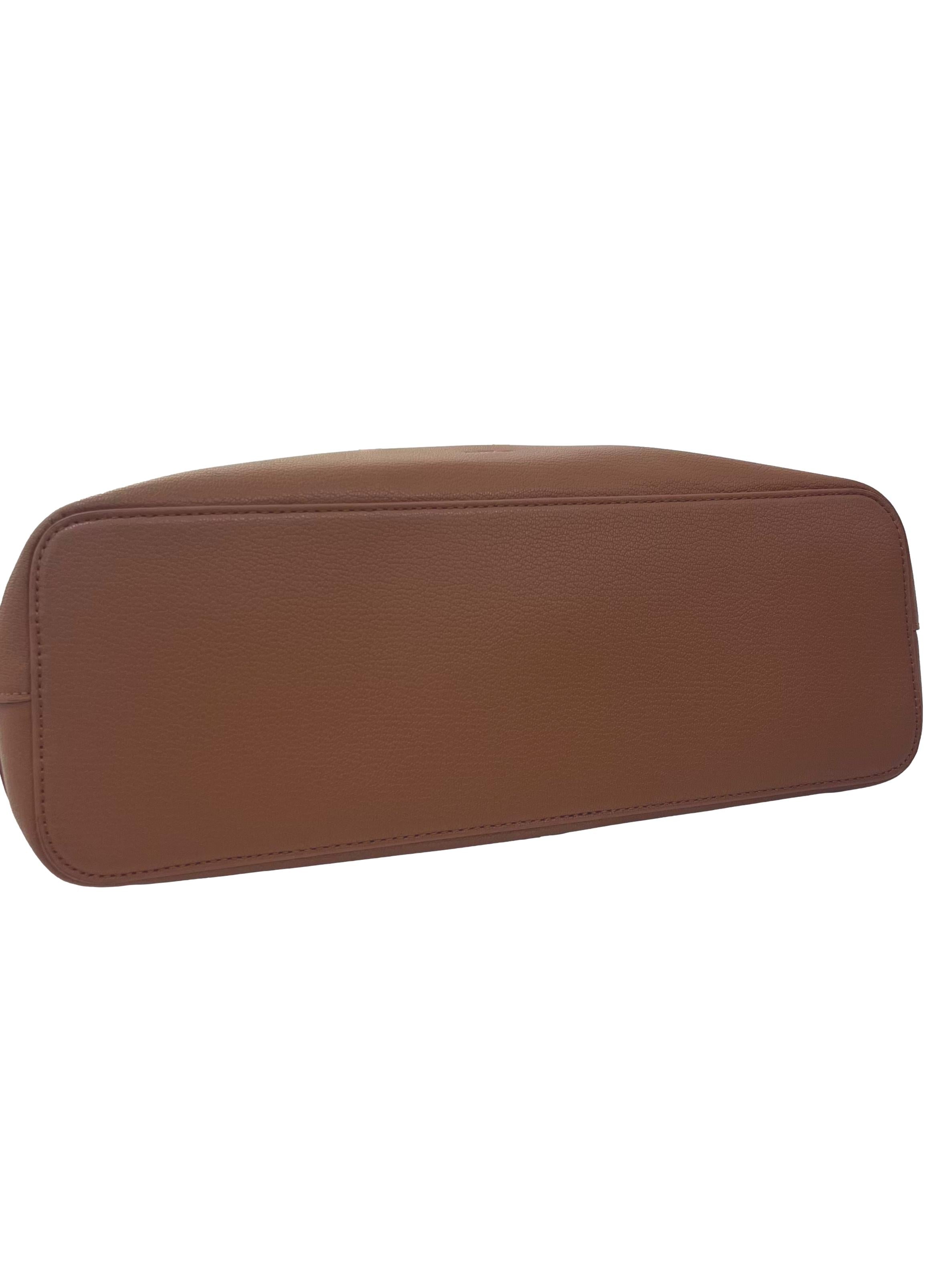 Brown Leather Aimee Work Tote Bag CSN