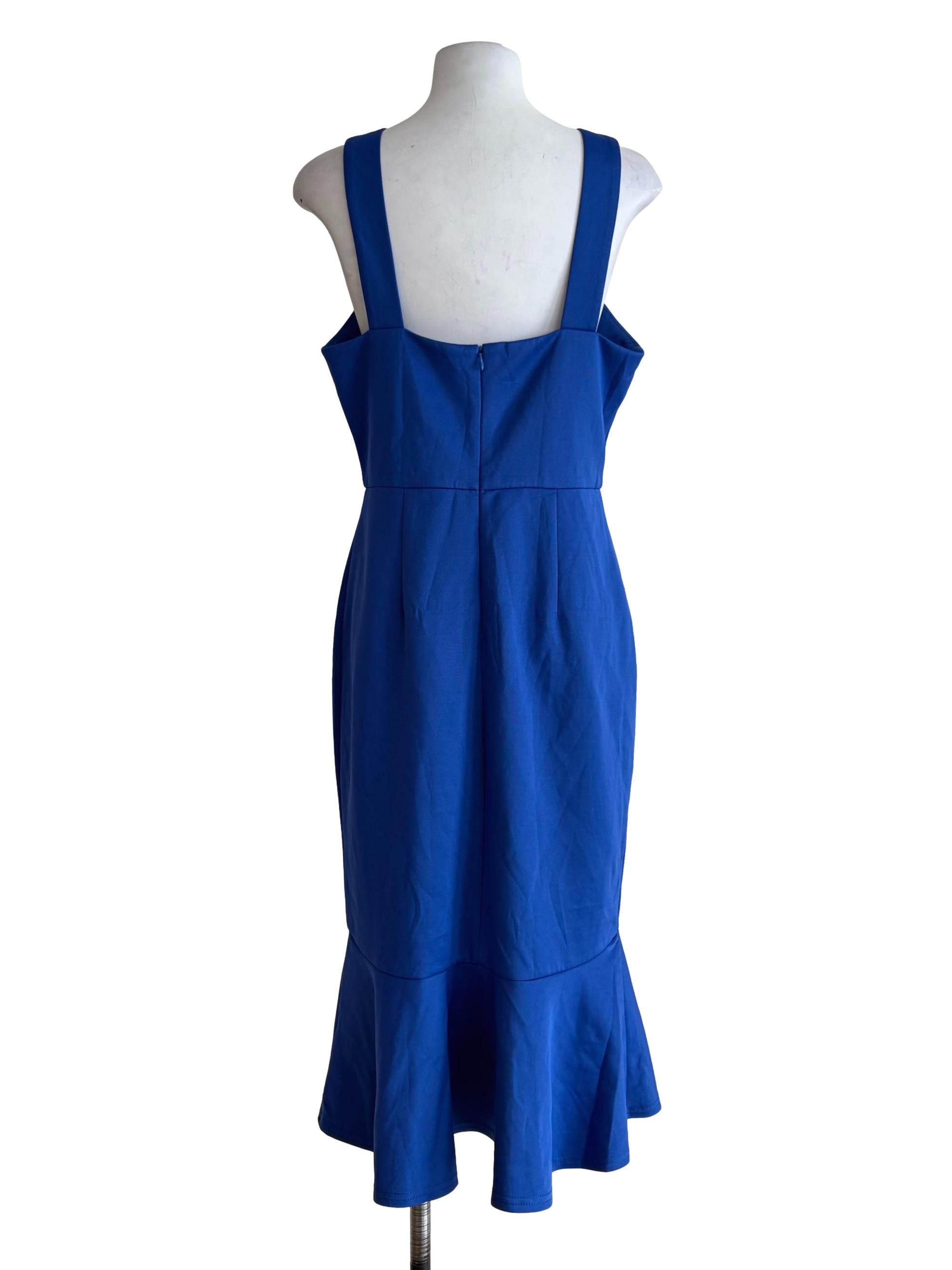 Azure Blue Apron Apron Dress