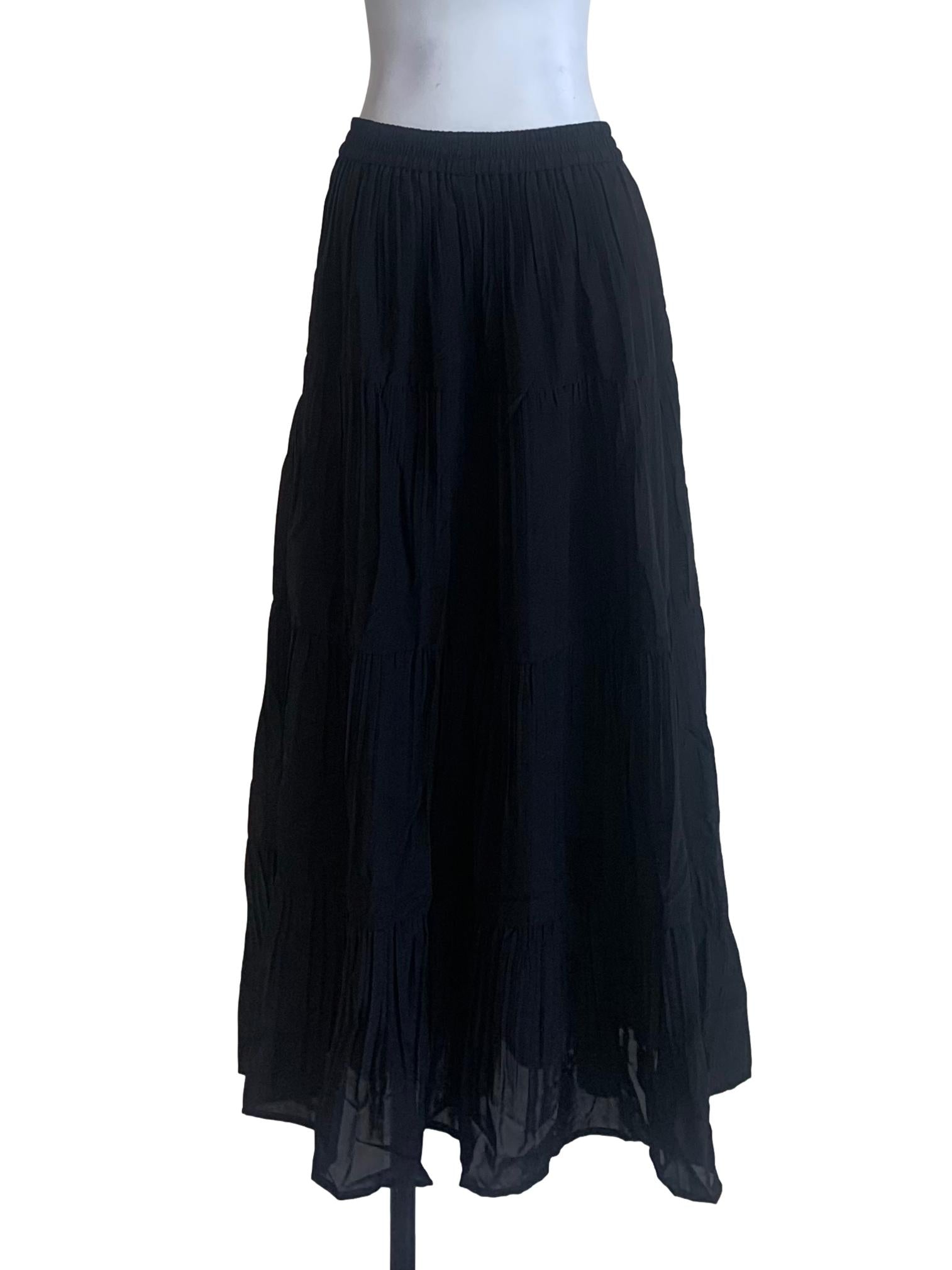 Crow Black Prairie Skirt