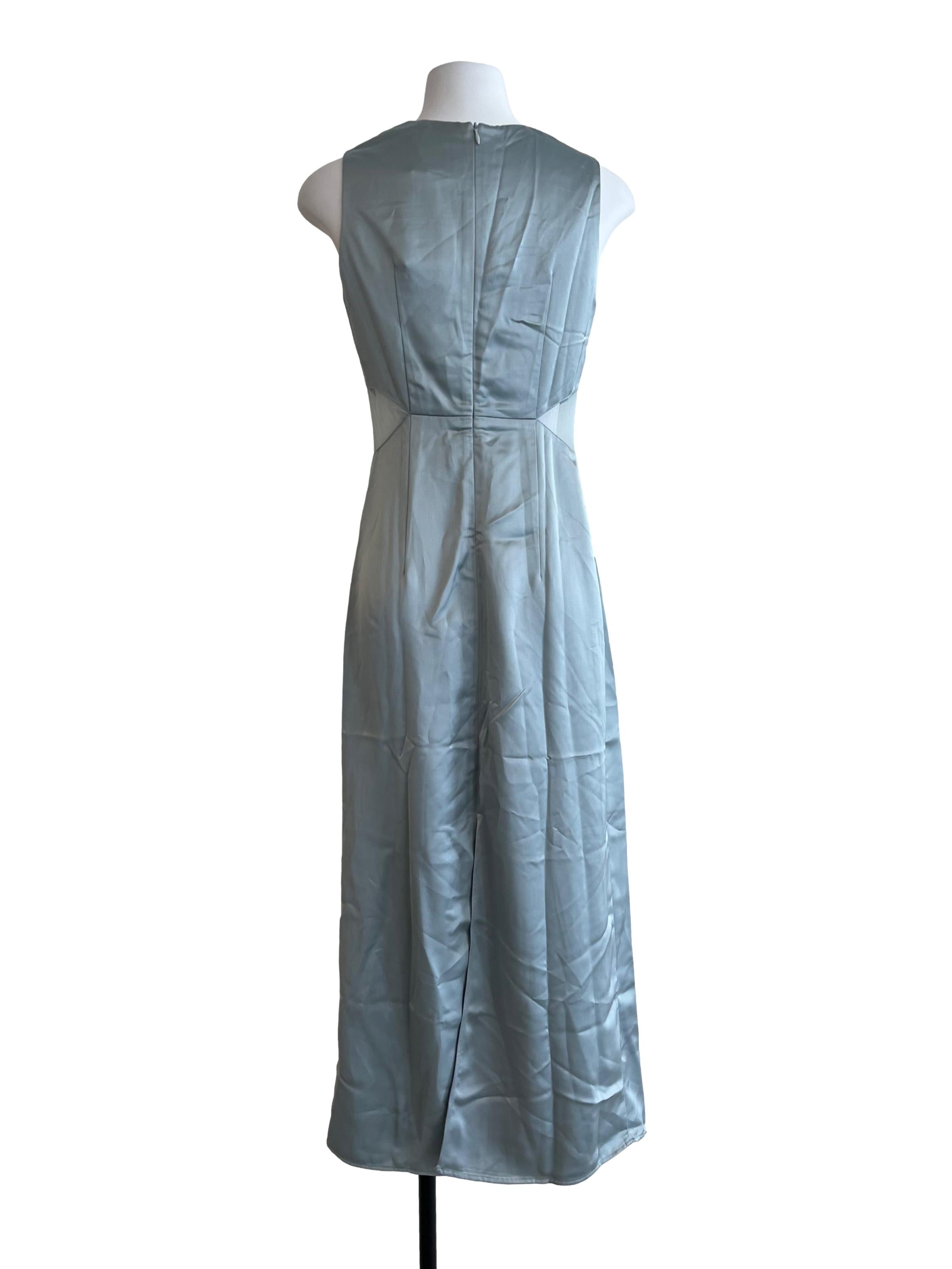 Baby Blue Cut Out Dress