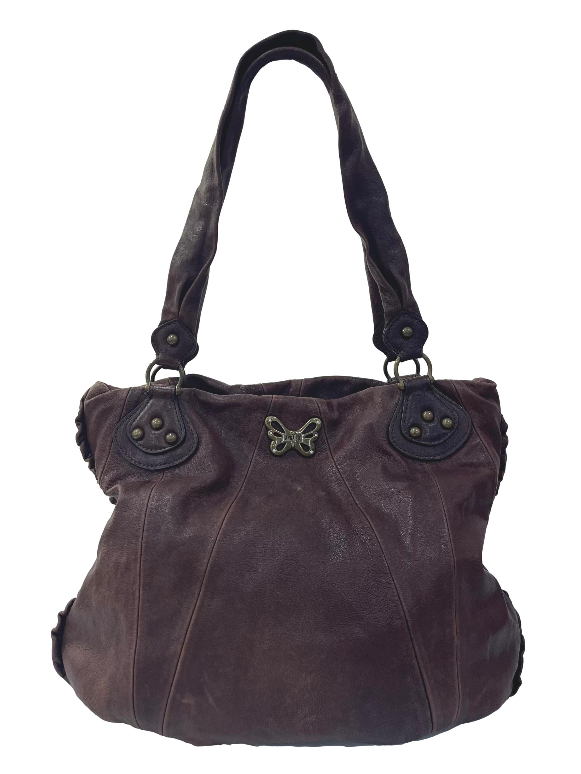Brown Leather Shoulder Bag CSN
