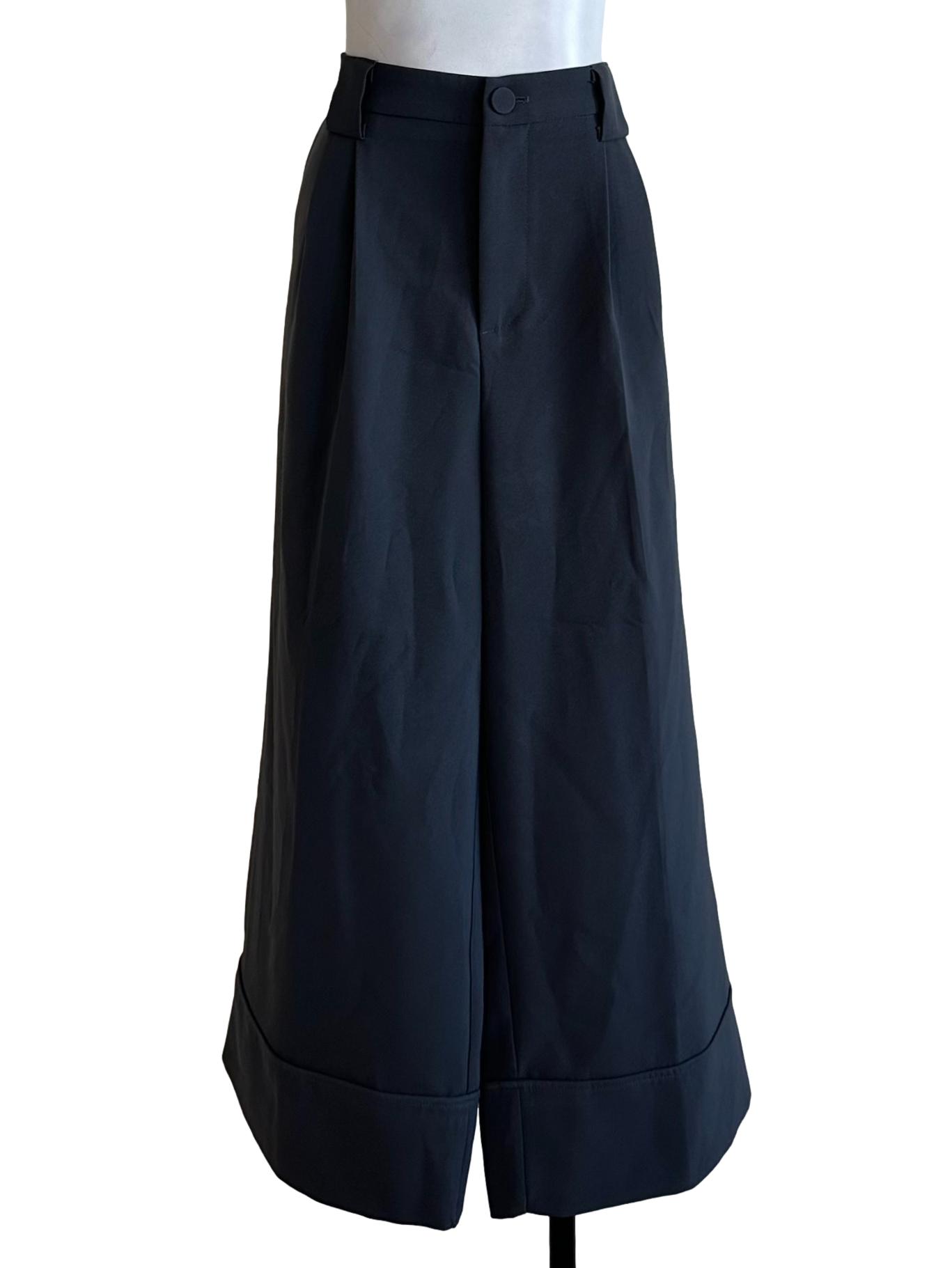 Dark Grey Wide Leg Pants
