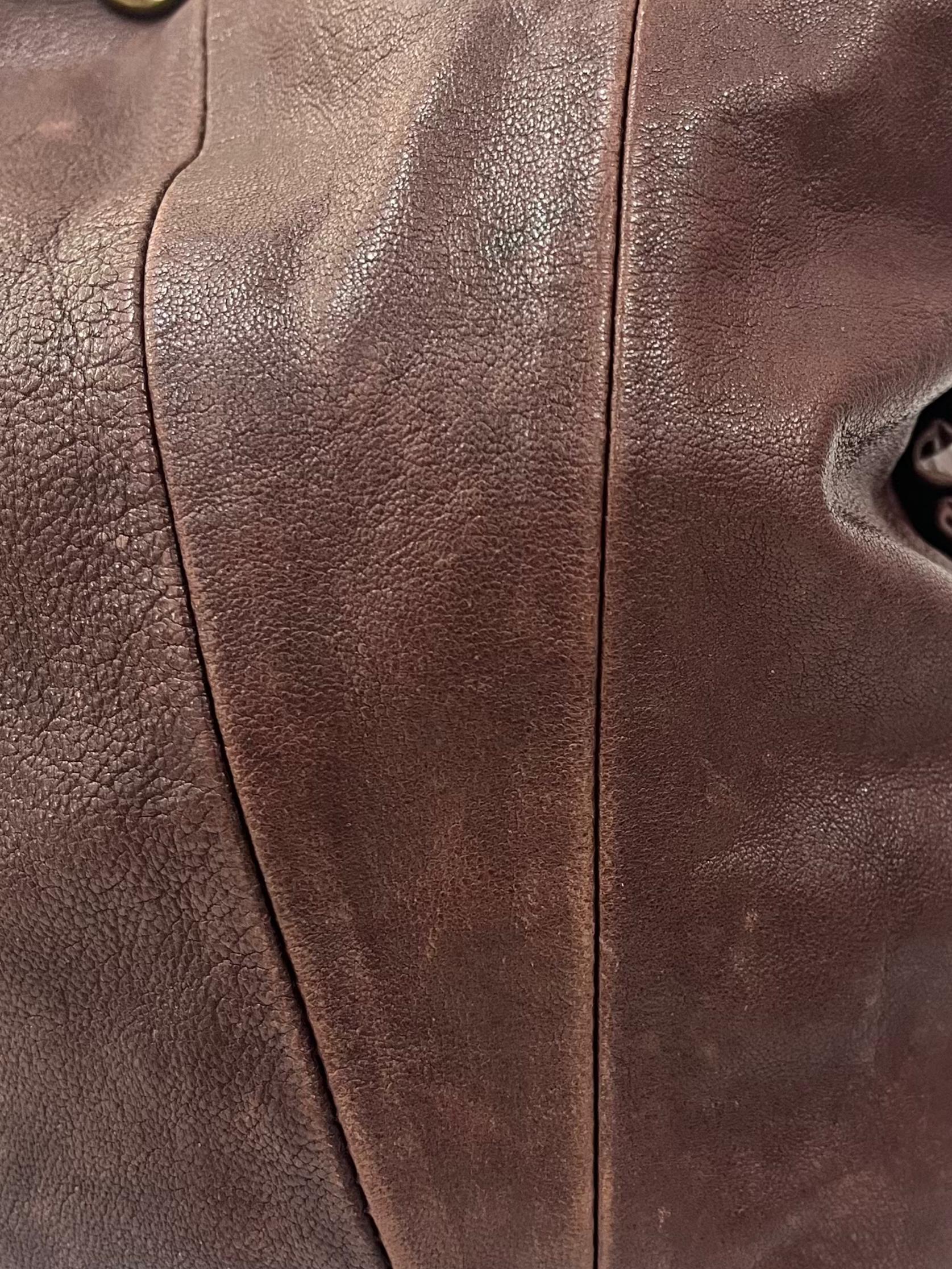 Brown Leather Shoulder Bag CSN