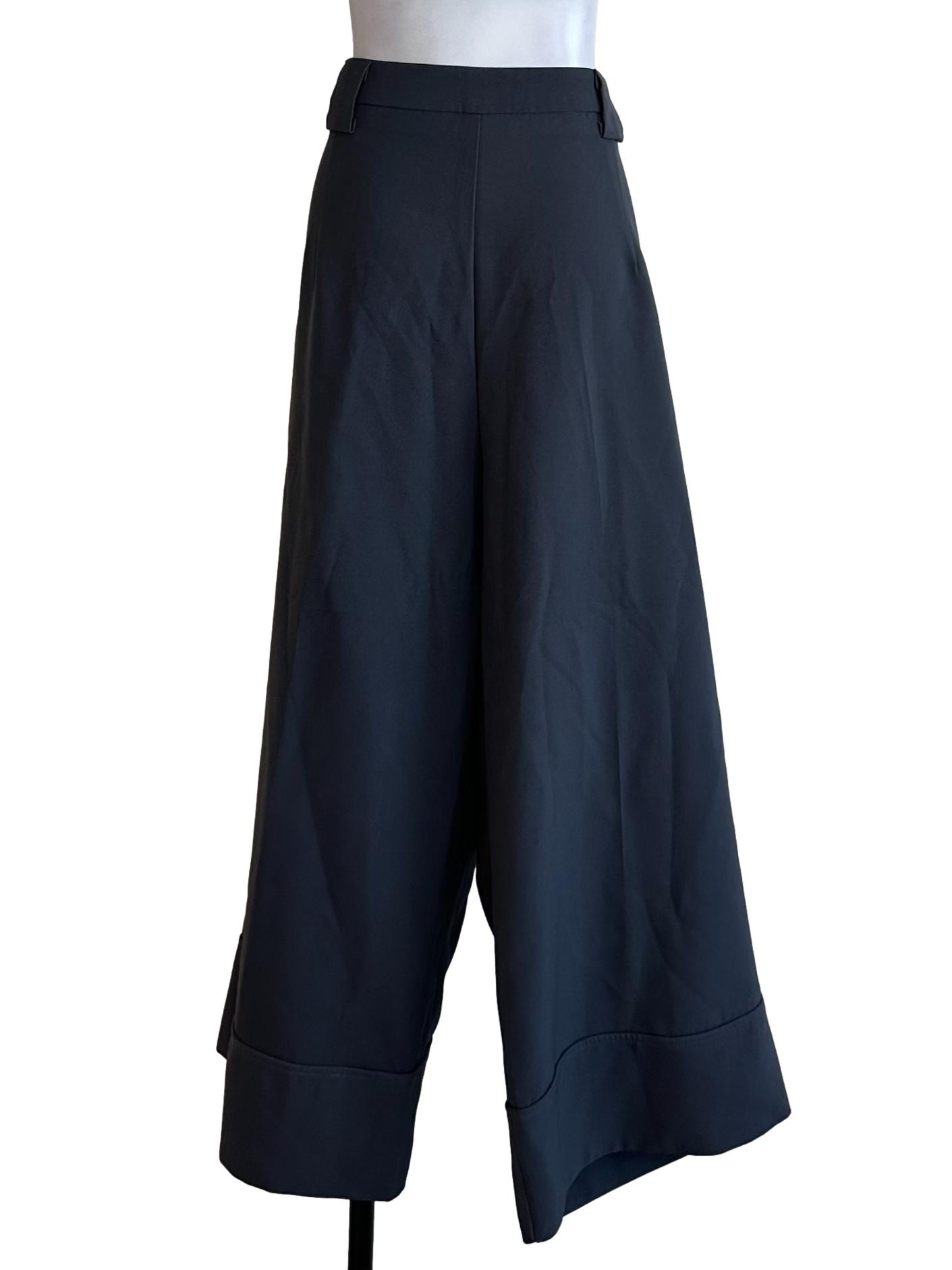 Dark Grey Wide Leg Pants