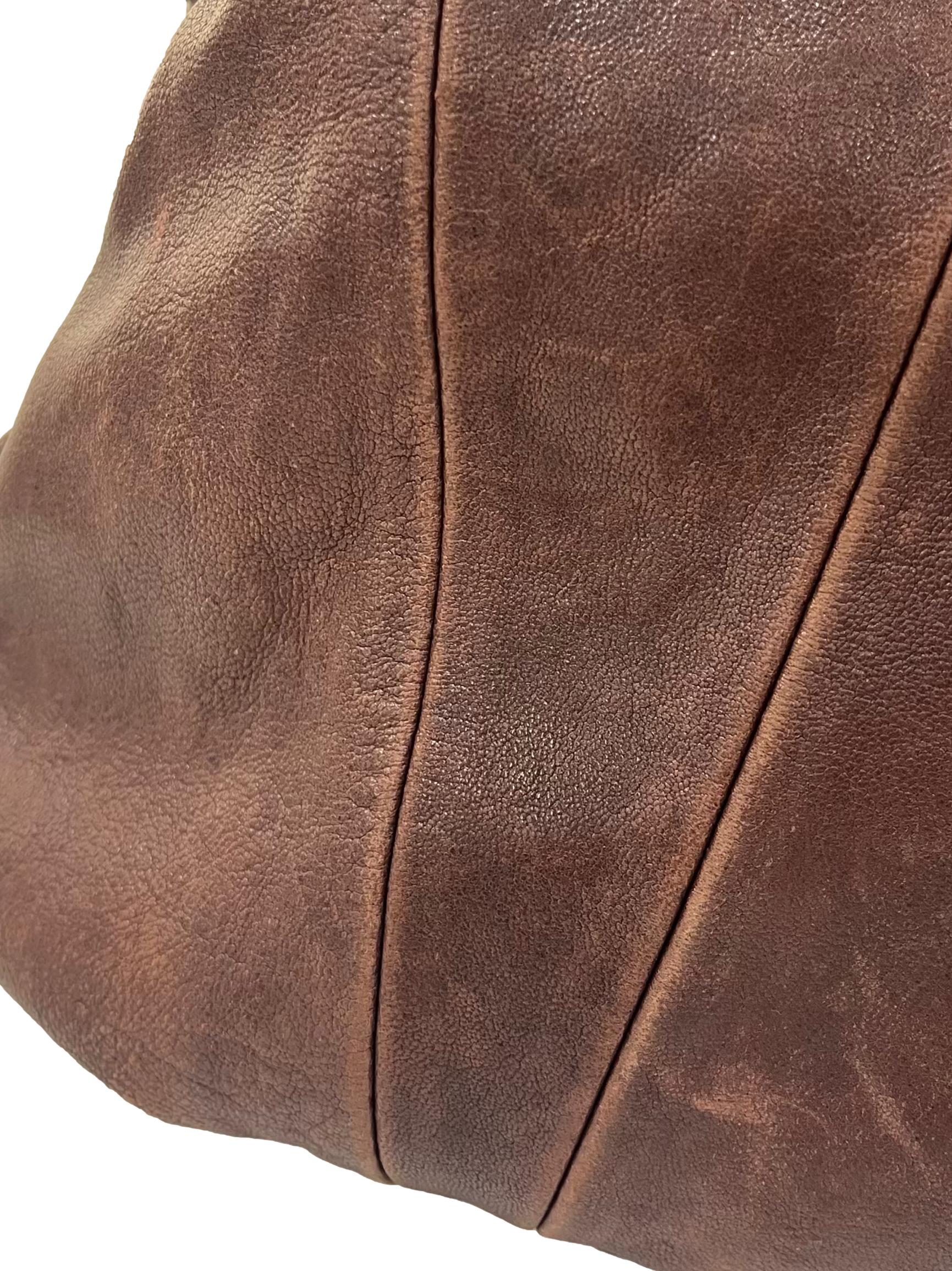 Brown Leather Shoulder Bag CSN
