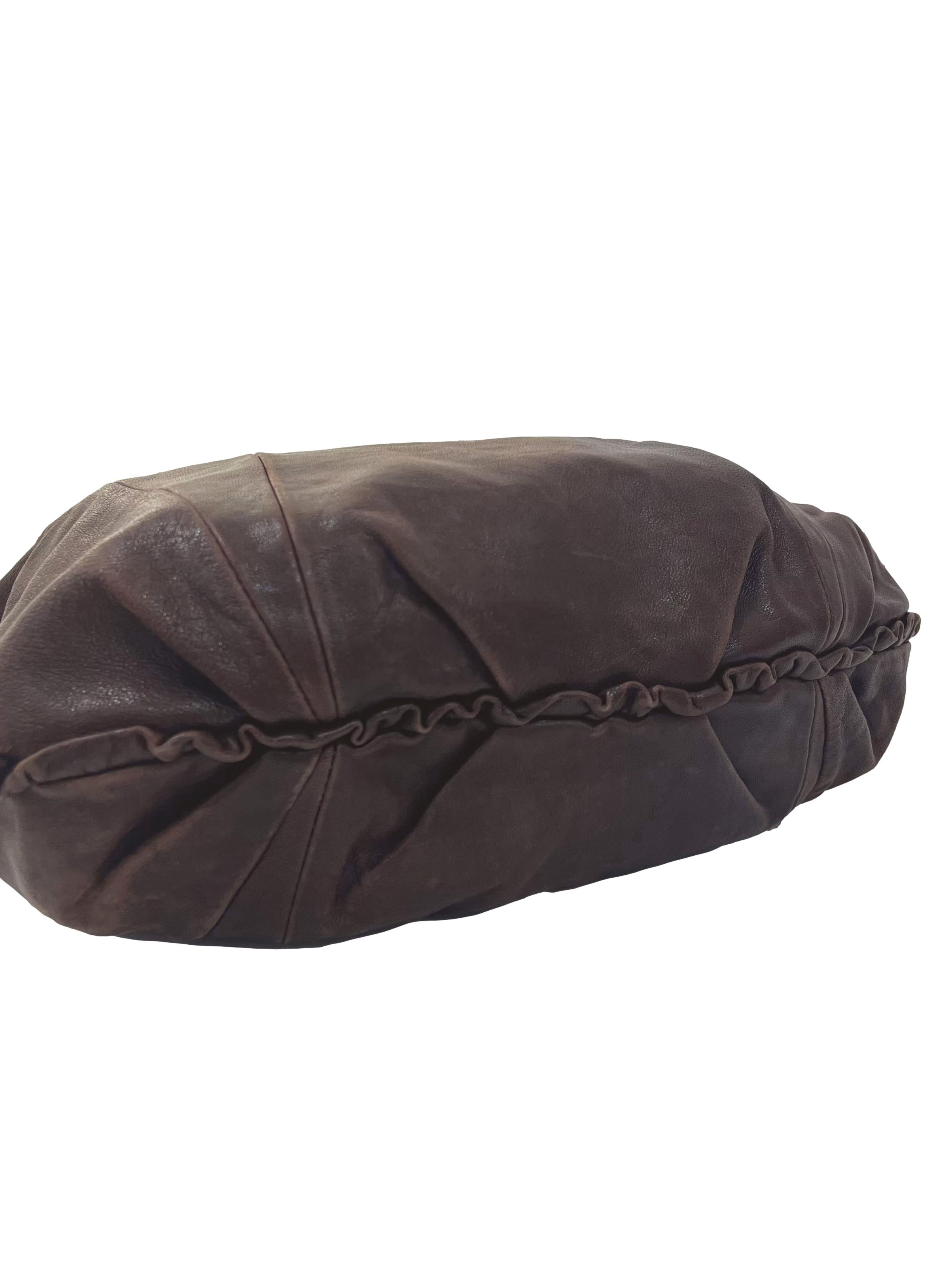 Brown Leather Shoulder Bag CSN