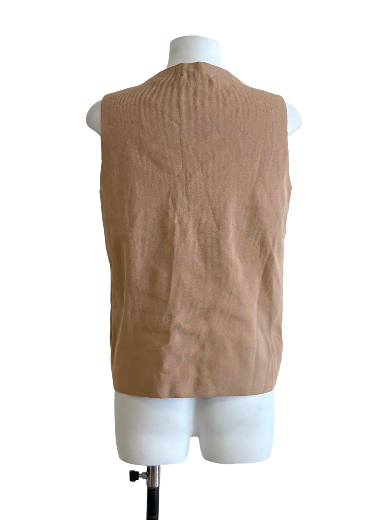 Tortilla Brown Knitted Vest