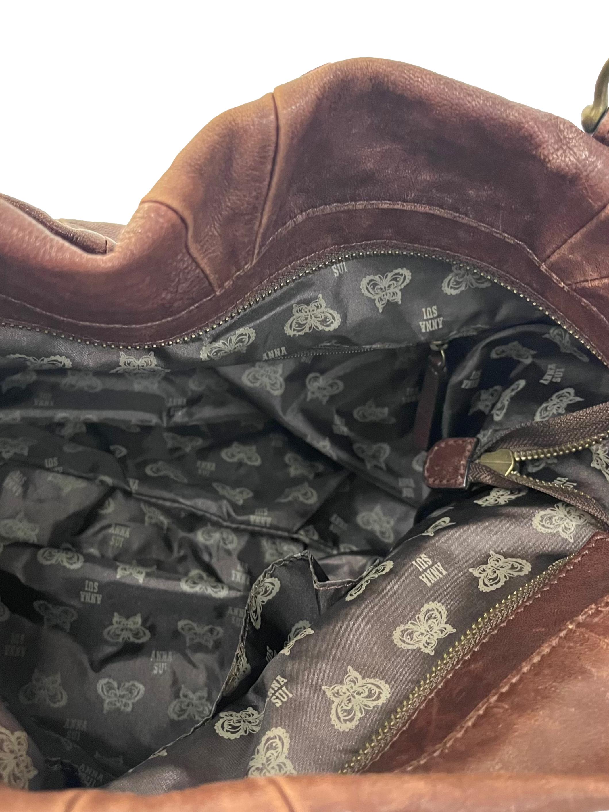 Brown Leather Shoulder Bag CSN