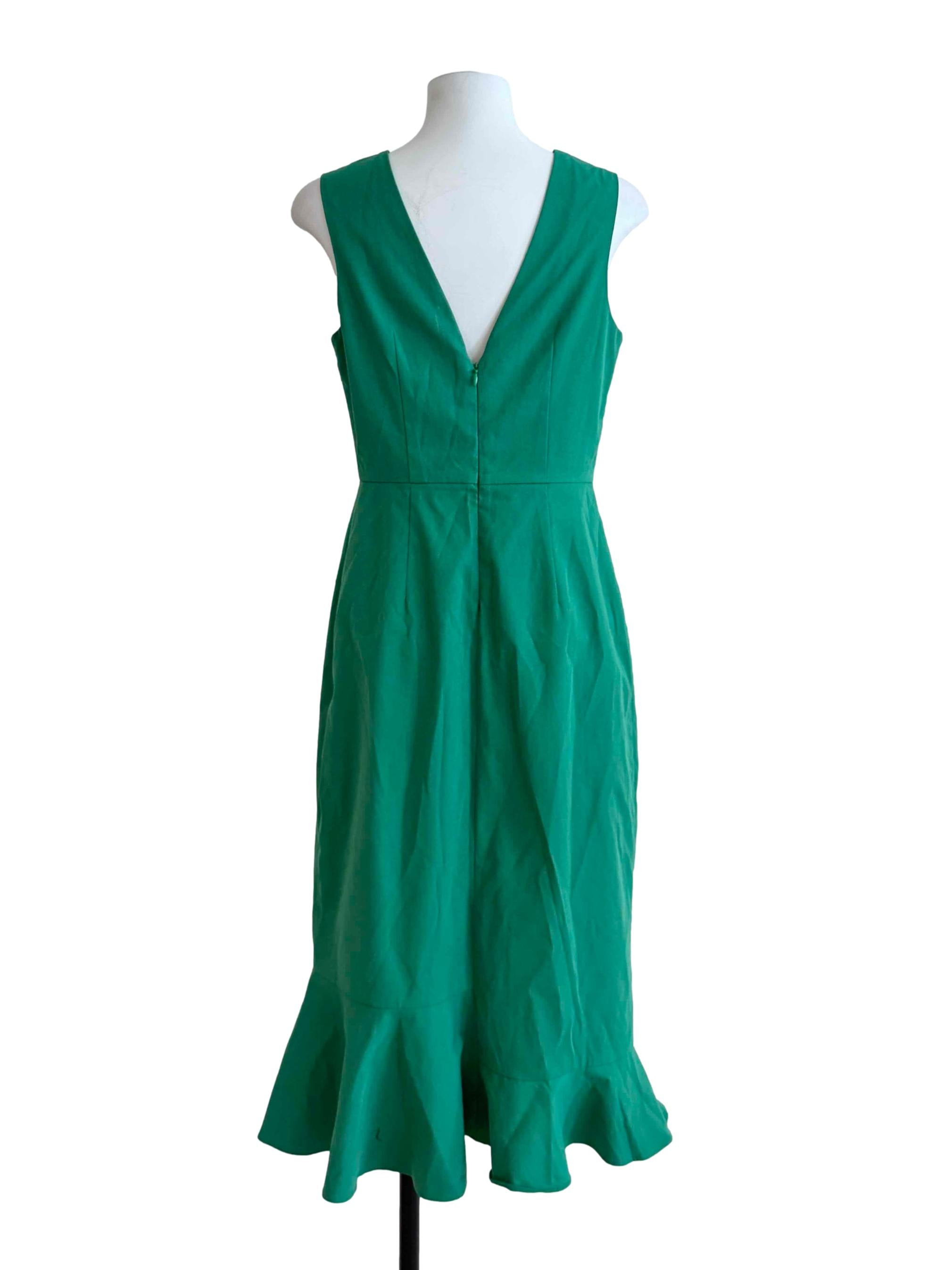 Parakeet Green Pegged Dress