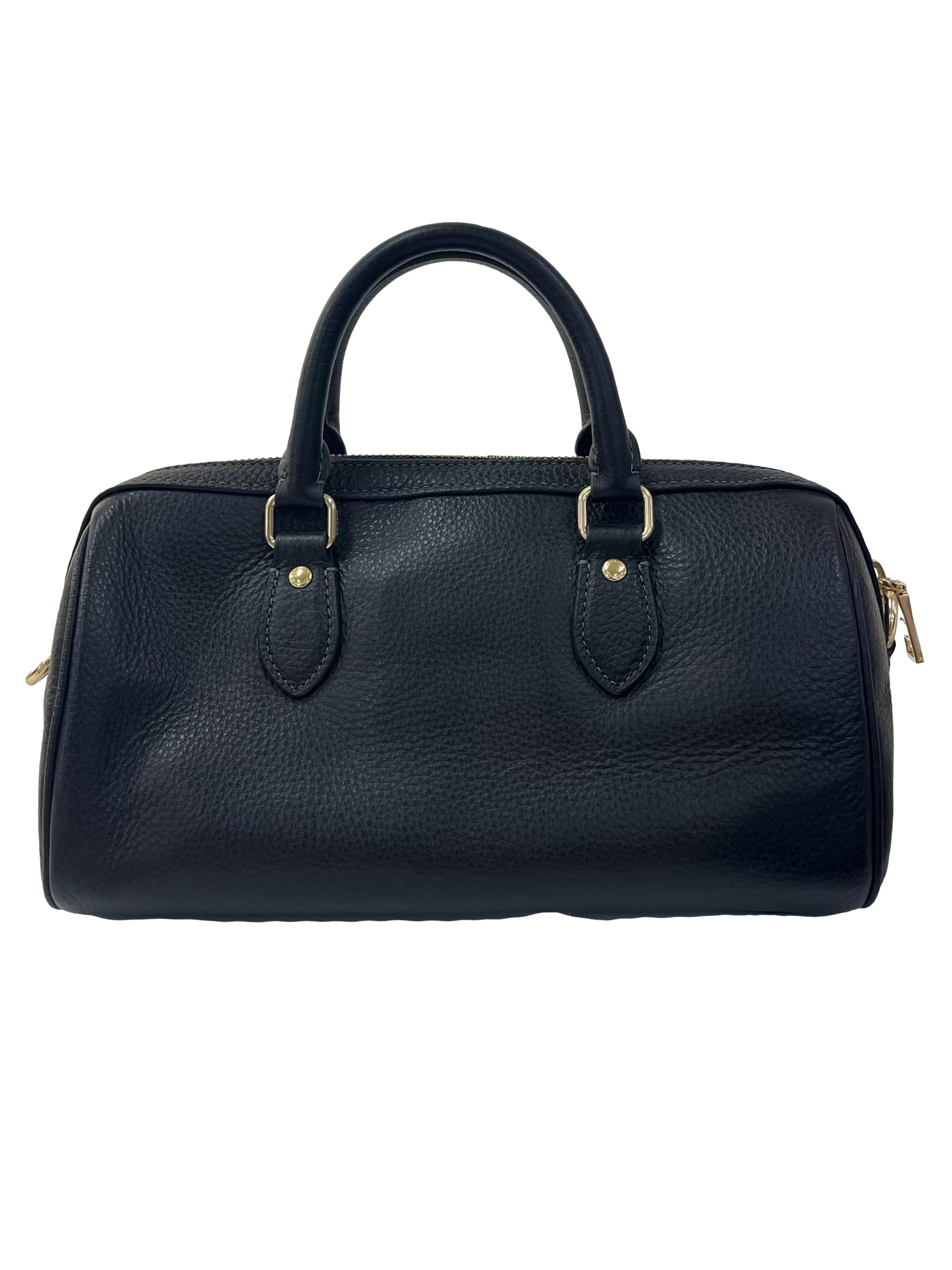 Black Leather Rowan Satchel CSN