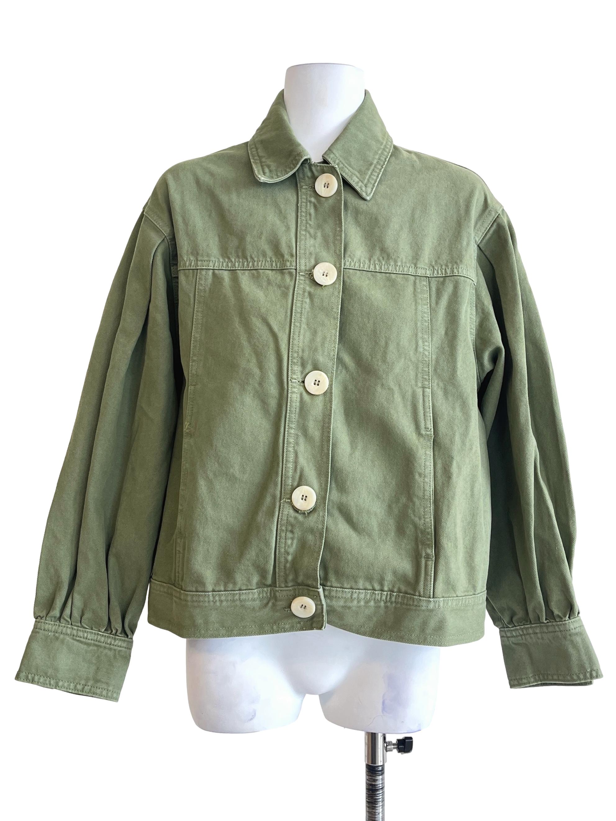 Pear Green Long Sleeve Jacket