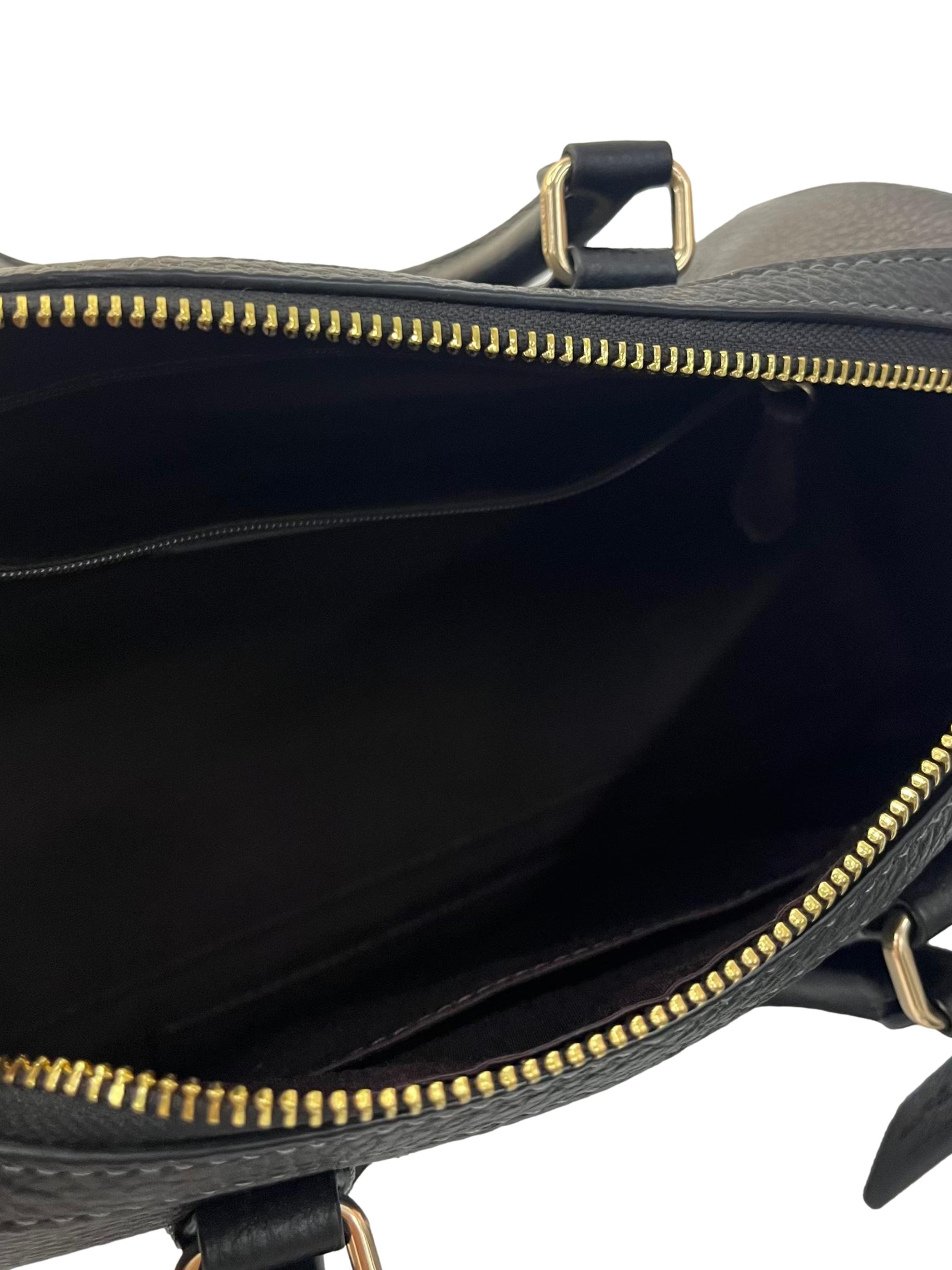 Black Leather Rowan Satchel CSN