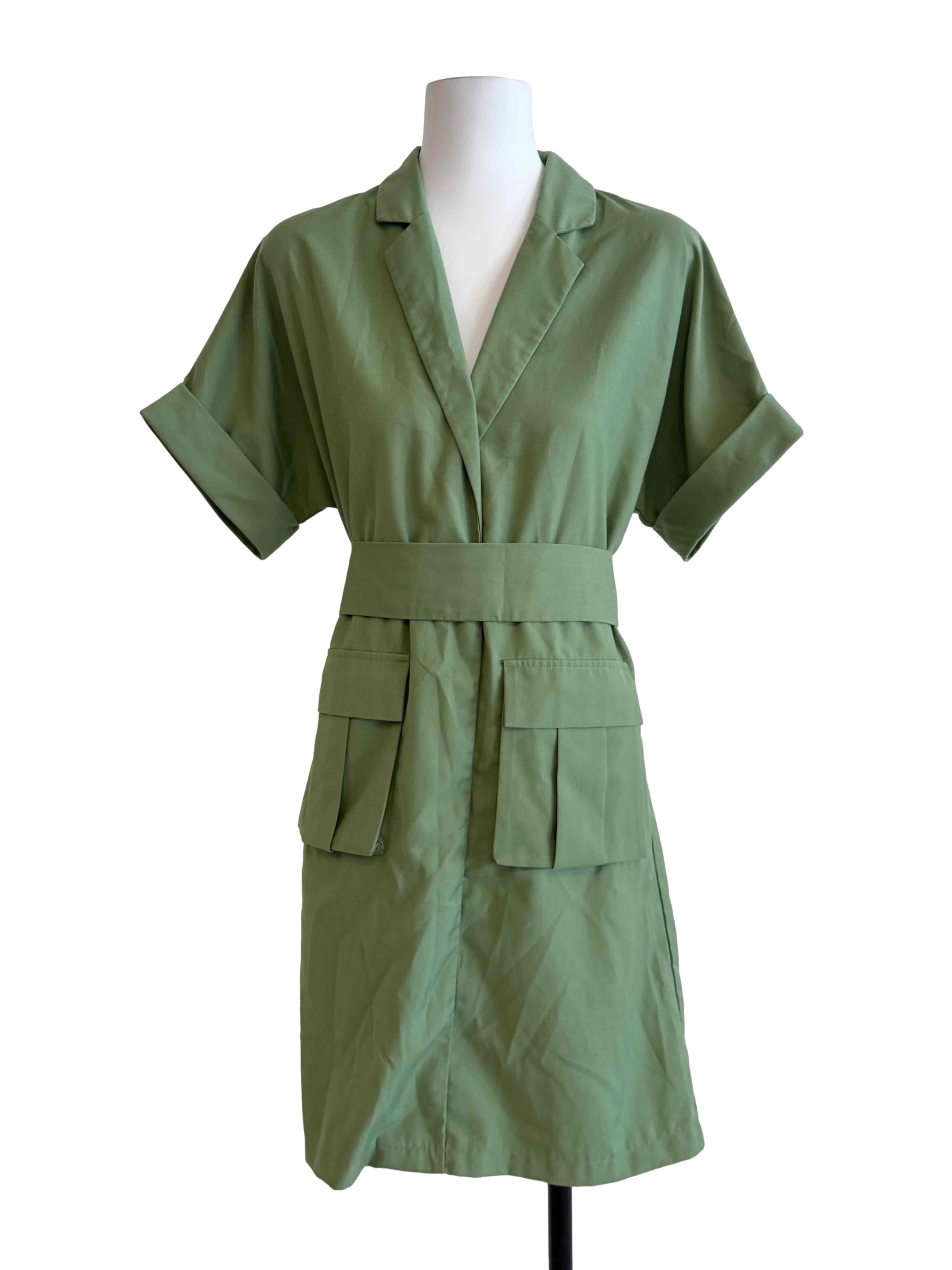 Fern Green Mini Dress