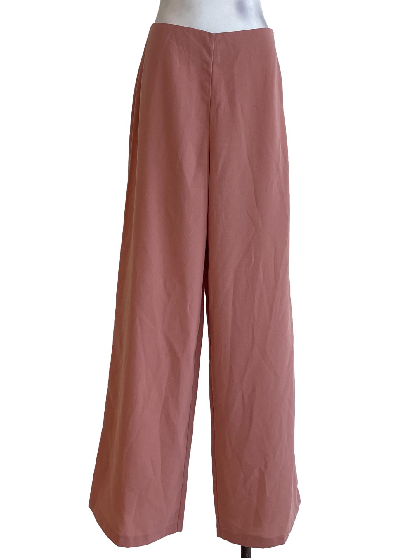 Peach Pink Palazzo Pants