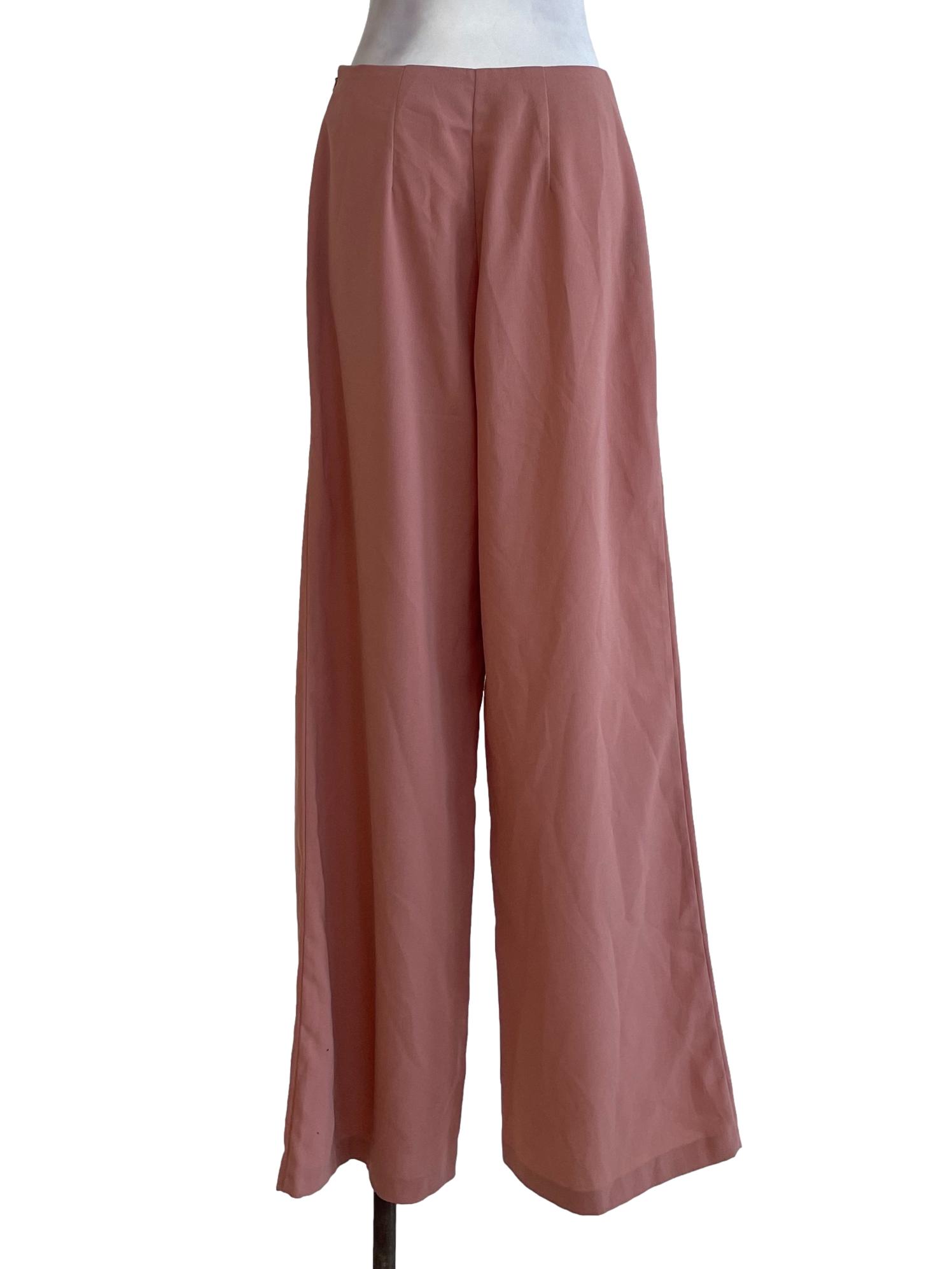 Peach Pink Palazzo Pants