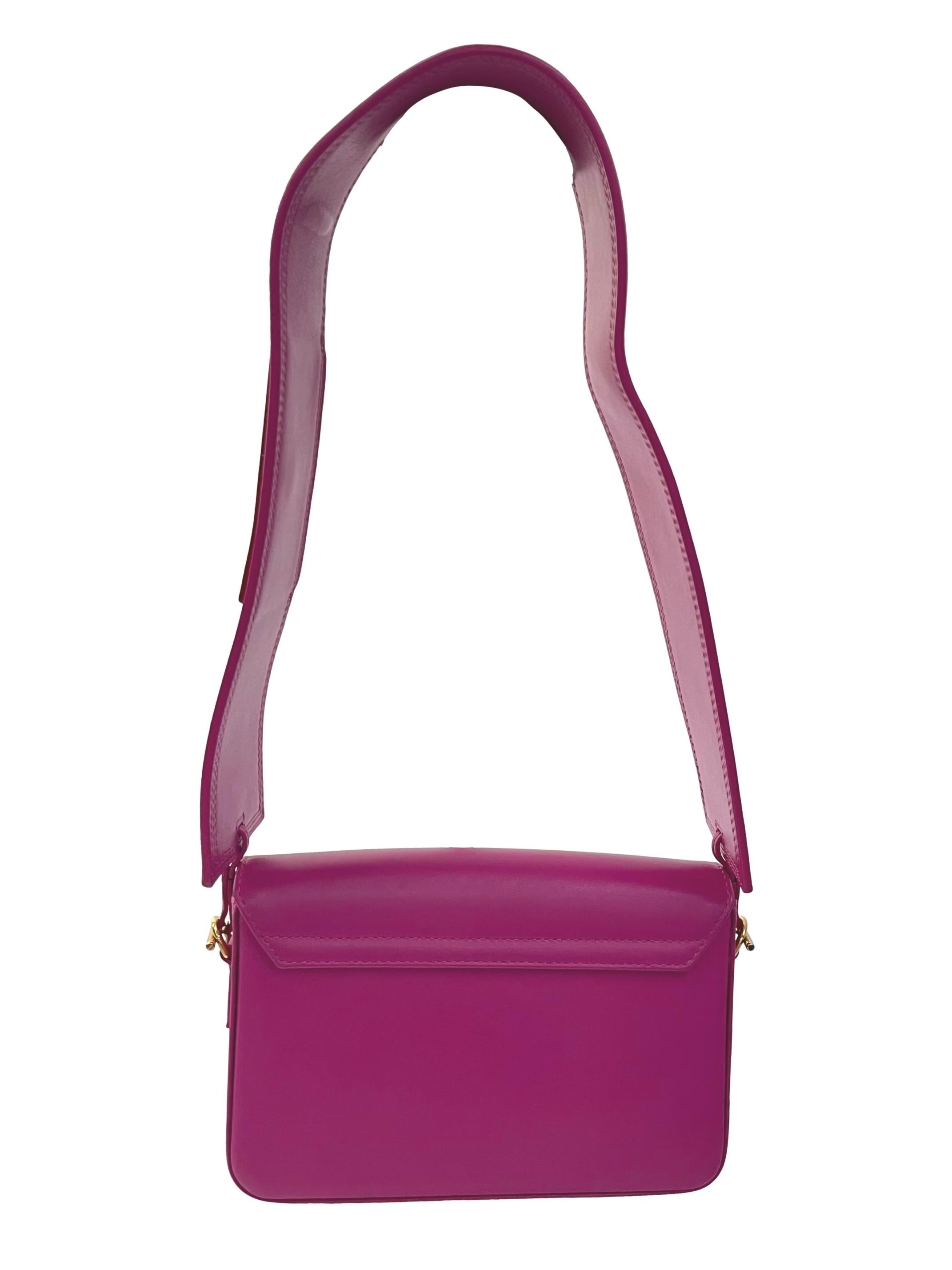 Pink Leather Le Carinu Sling Bag CSN