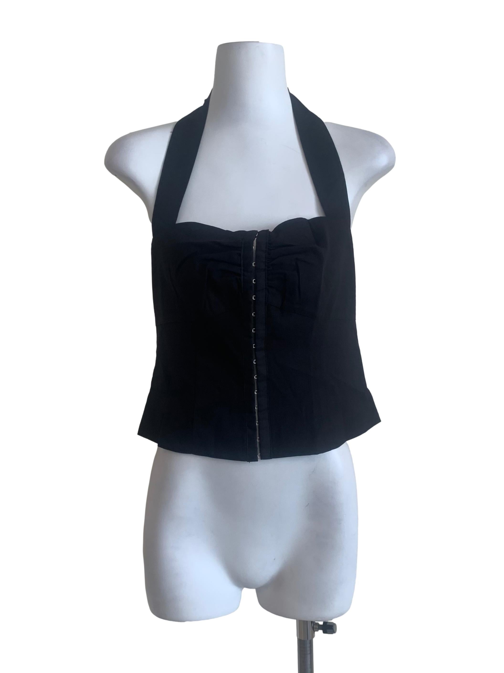 Midnight Black Crop Top