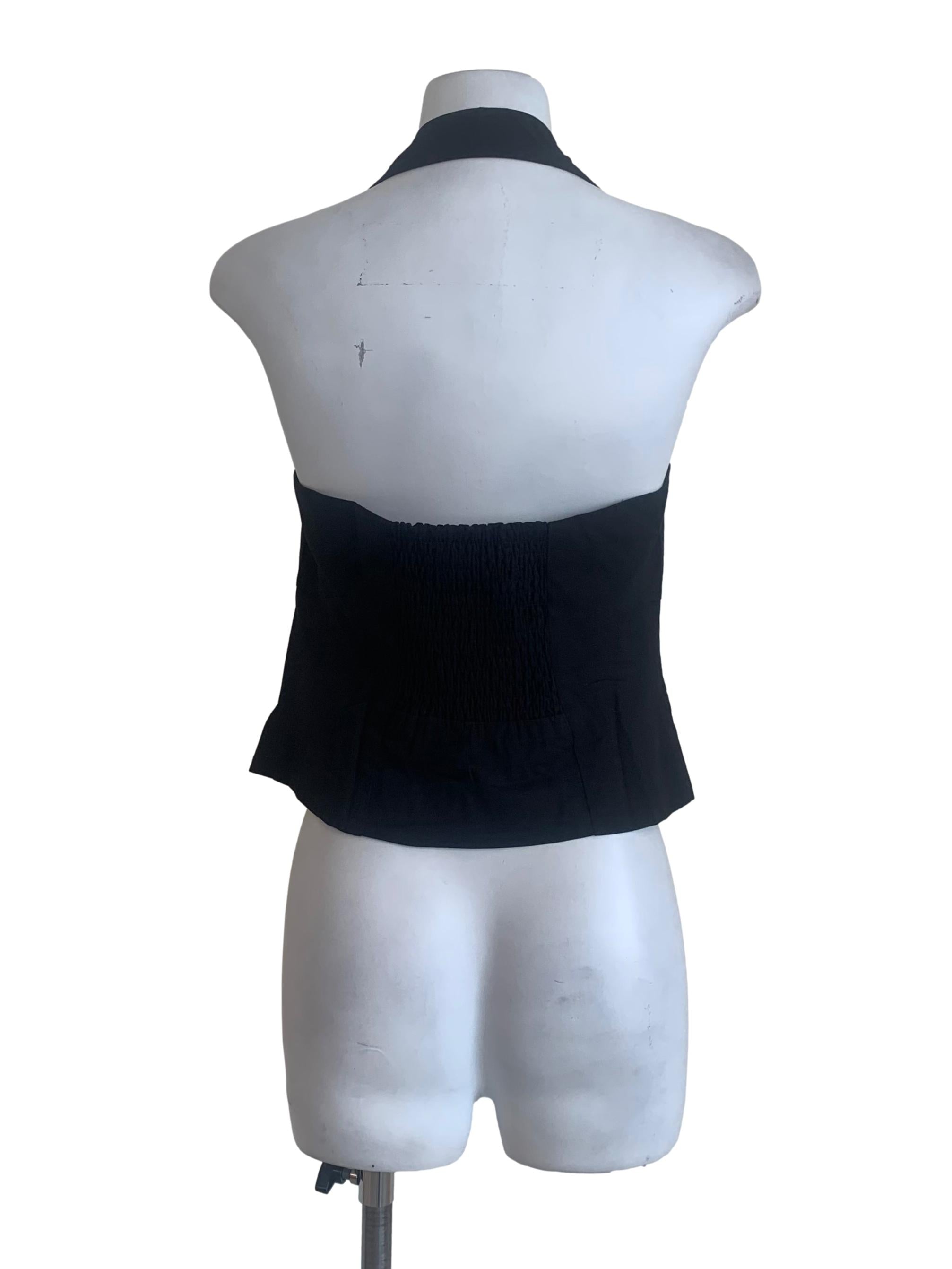 Midnight Black Crop Top