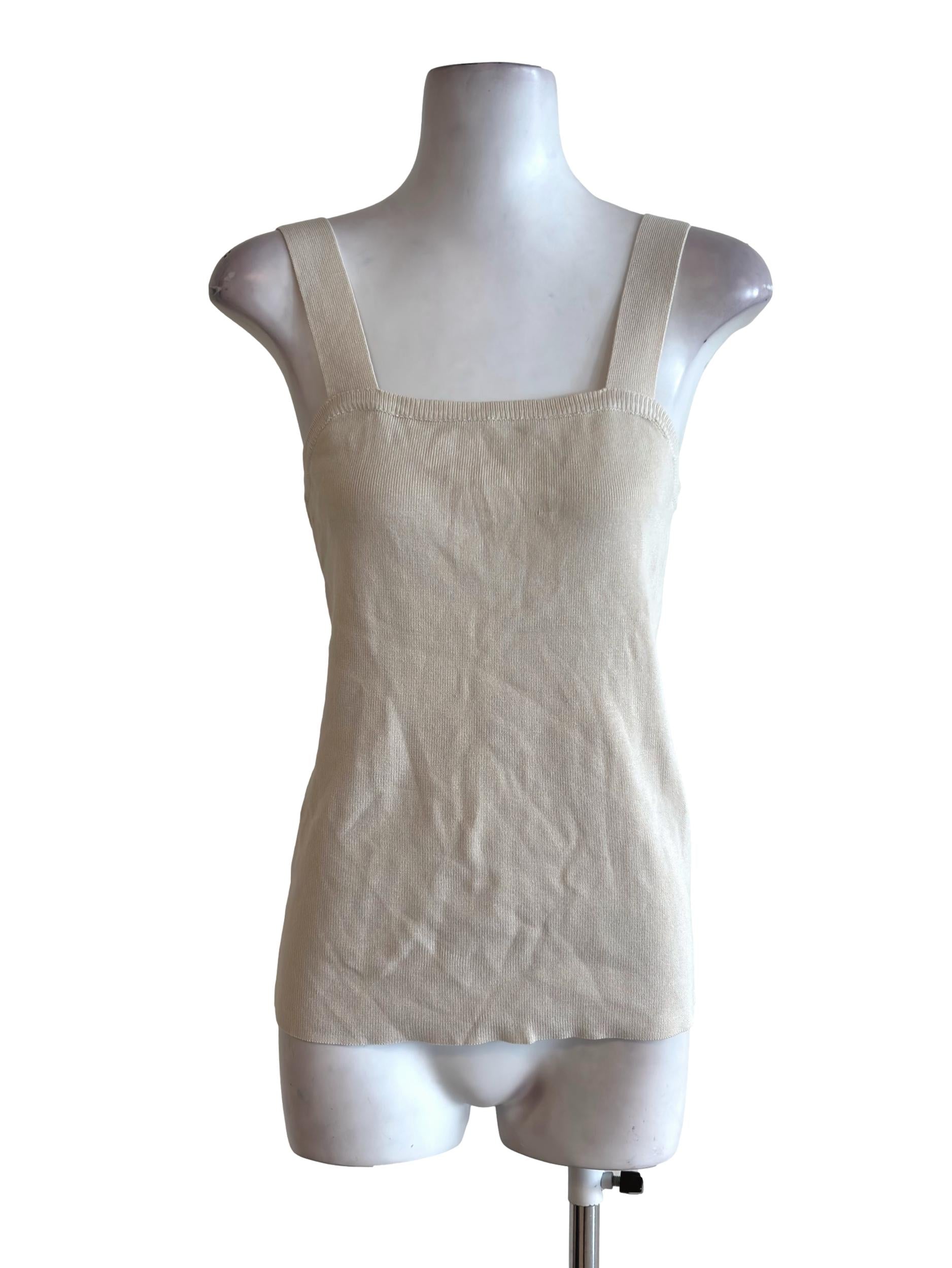Cream Della Knit Top
