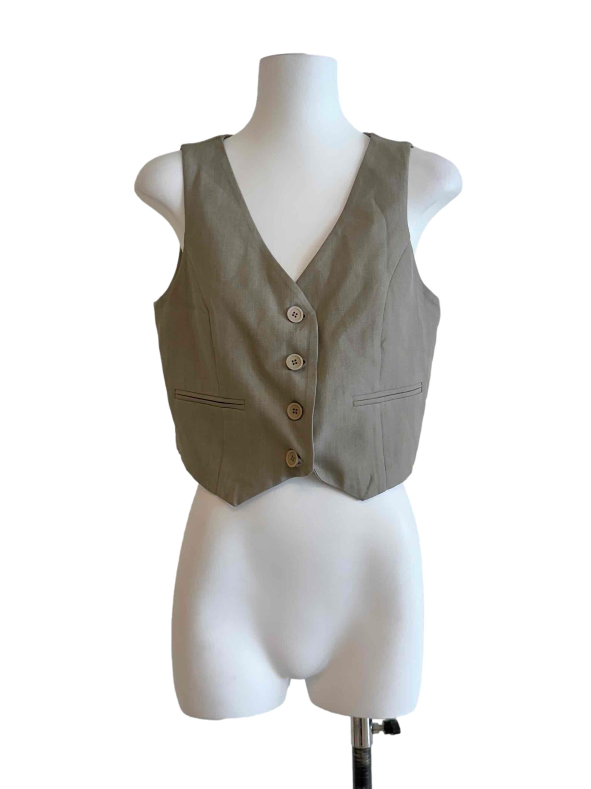 Sage Green Formal Vest