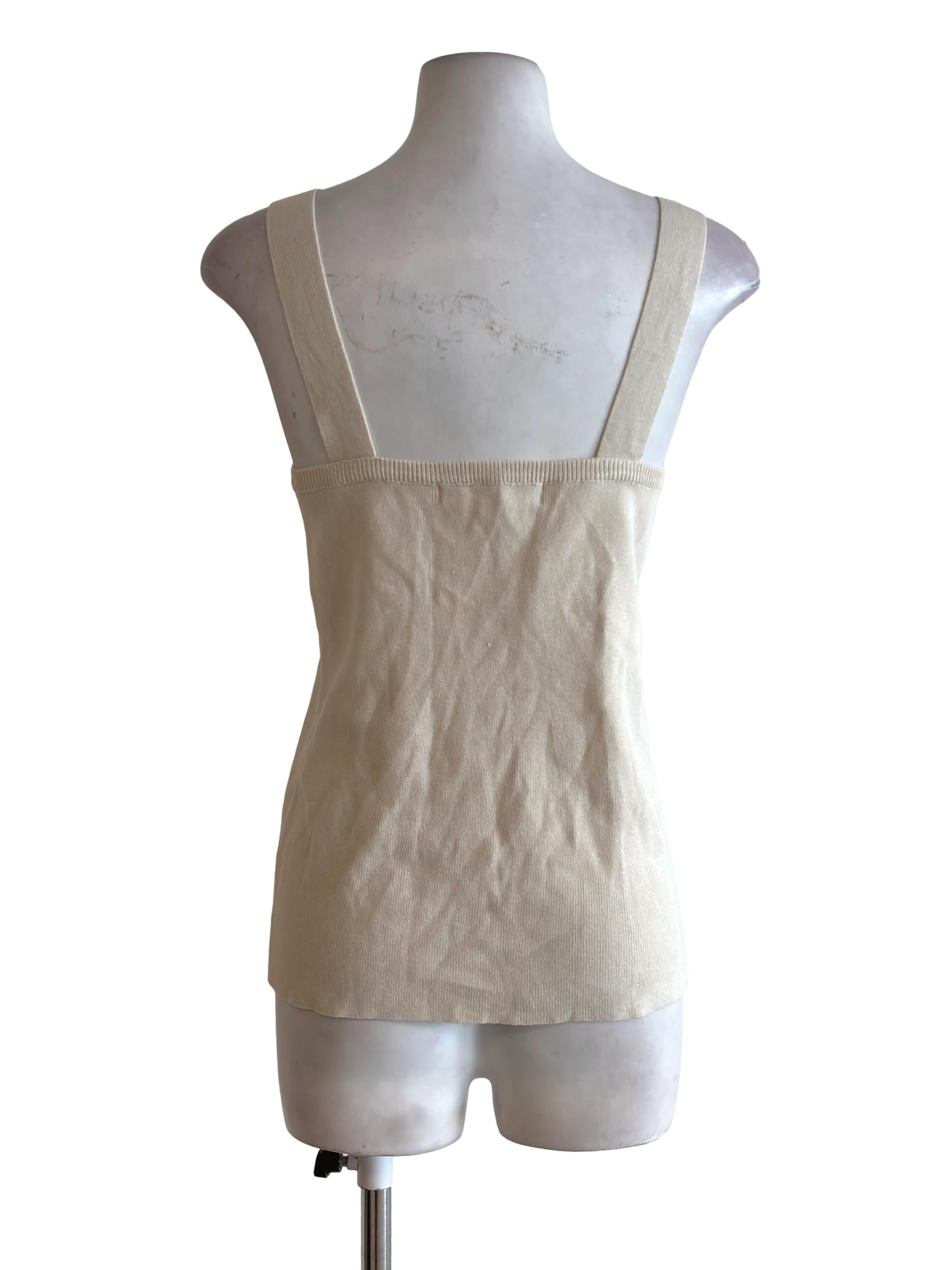 Cream Della Knit Top