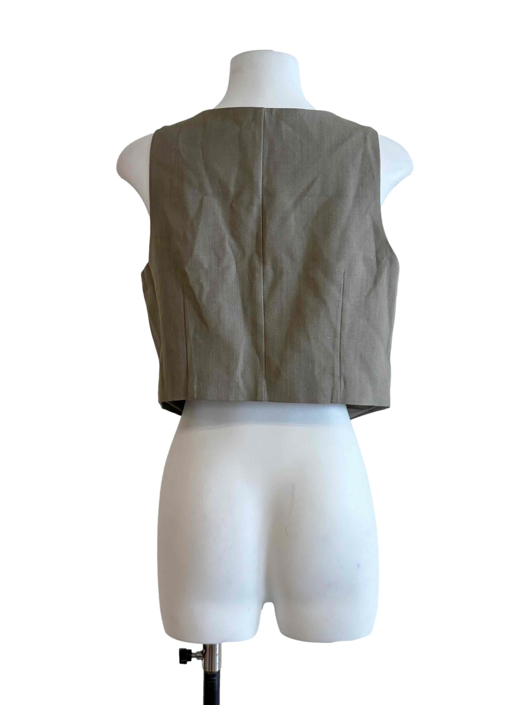Sage Green Formal Vest