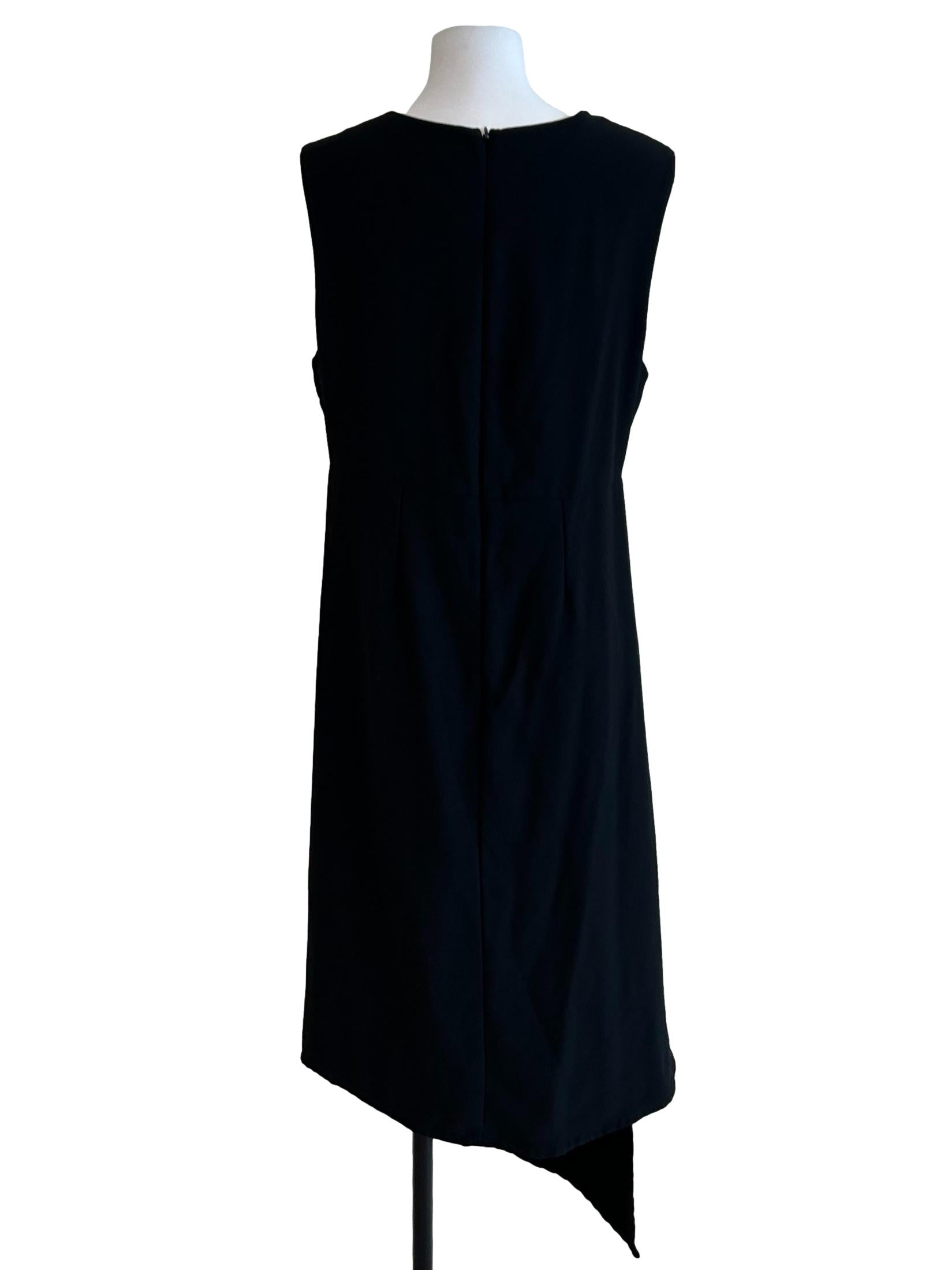 Matte Black Sleeveless Dress