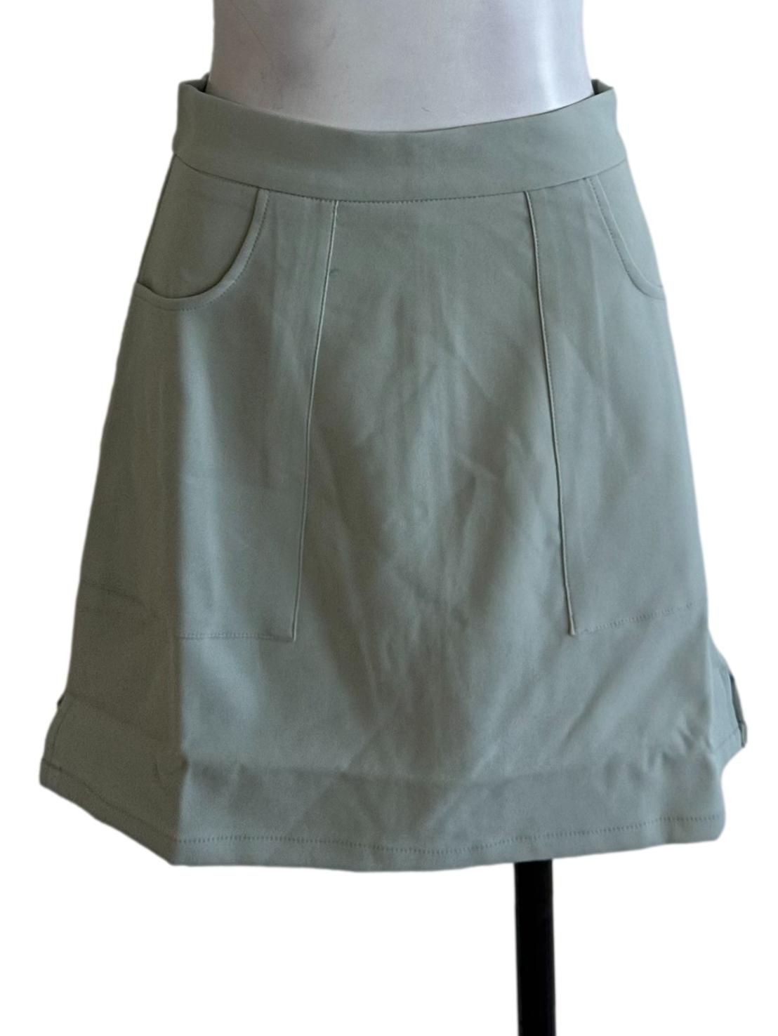 Sage Green Mini Skorts