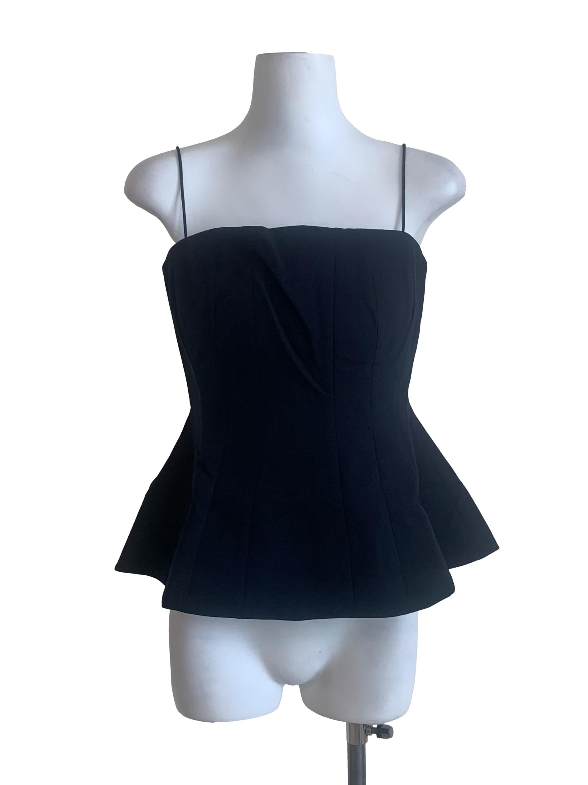Berry Blue Peplum Top