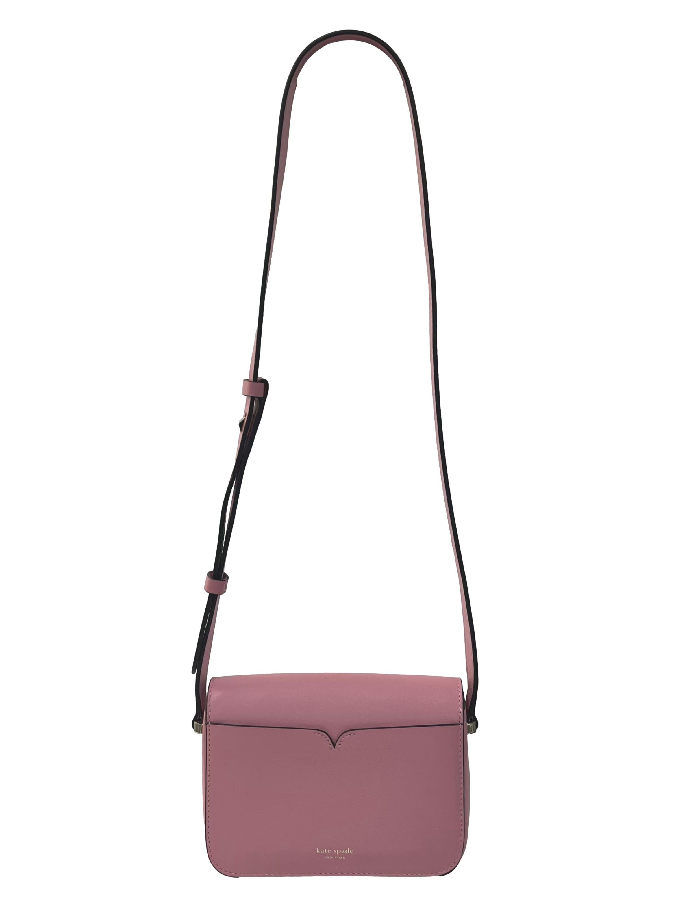 Pink Leather Nicola Twistlock Shoulder Bag CSN