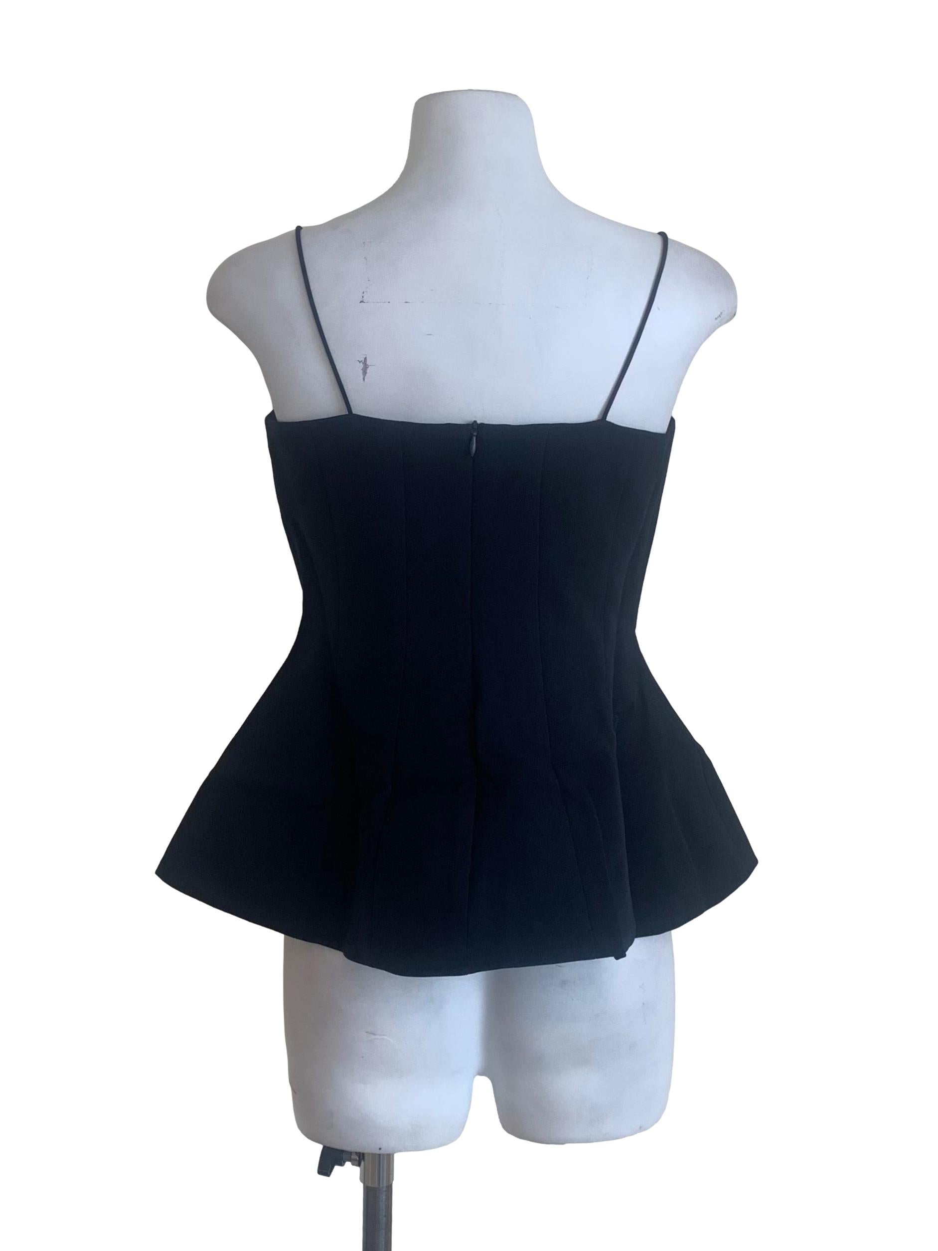 Berry Blue Peplum Top
