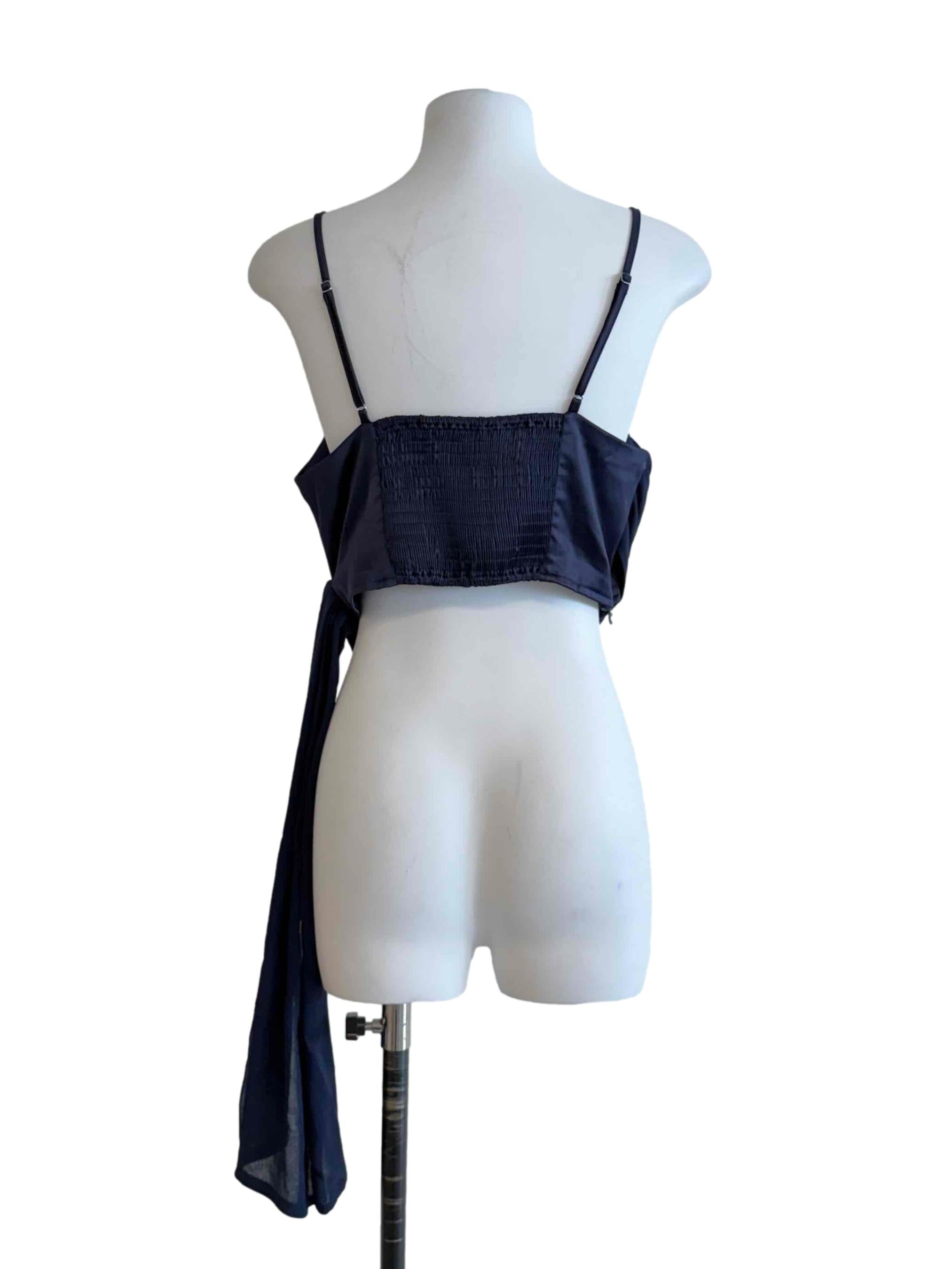 Indigo Blue Sleeveless Top