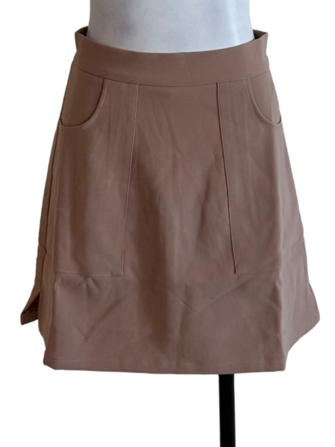 Sepia Brown Mini Skorts